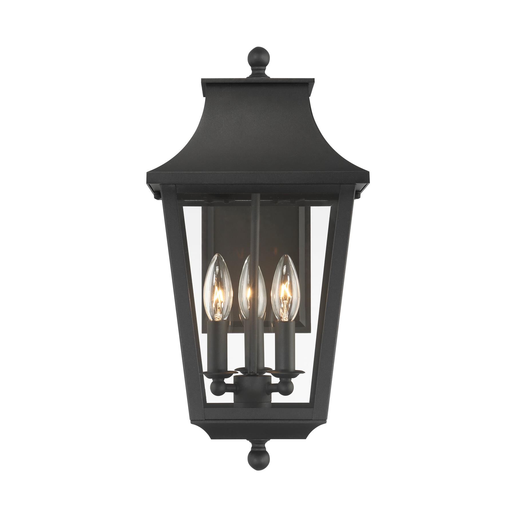 Shown in Sand Coal finish and Clear glass