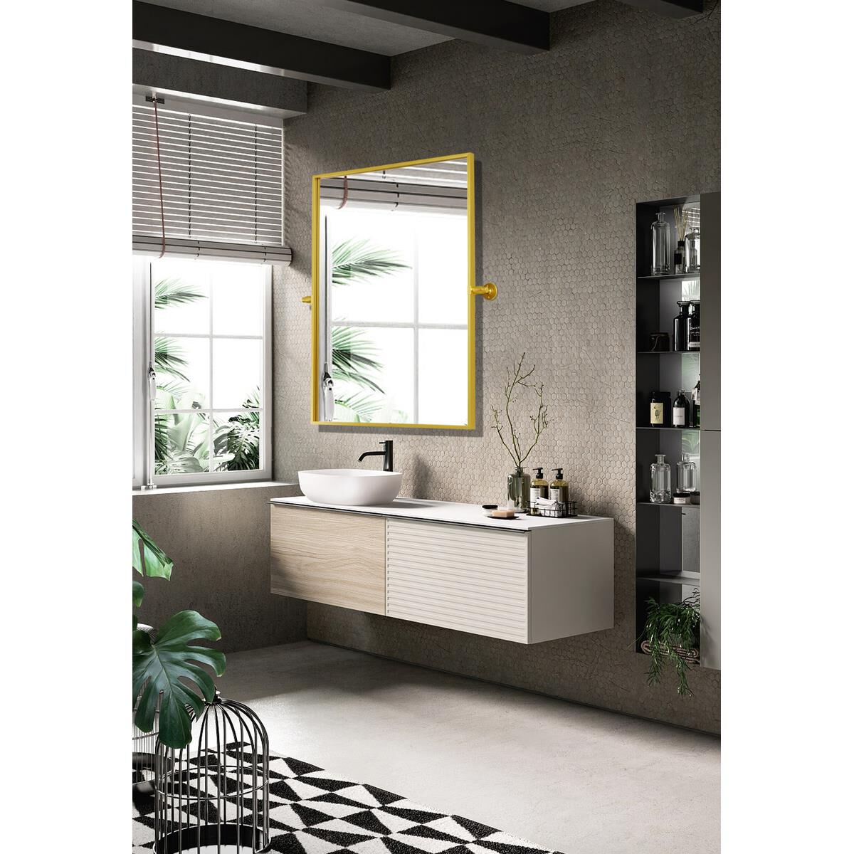 Everly 32 Inch Decorative Mirror by Elegant Decor