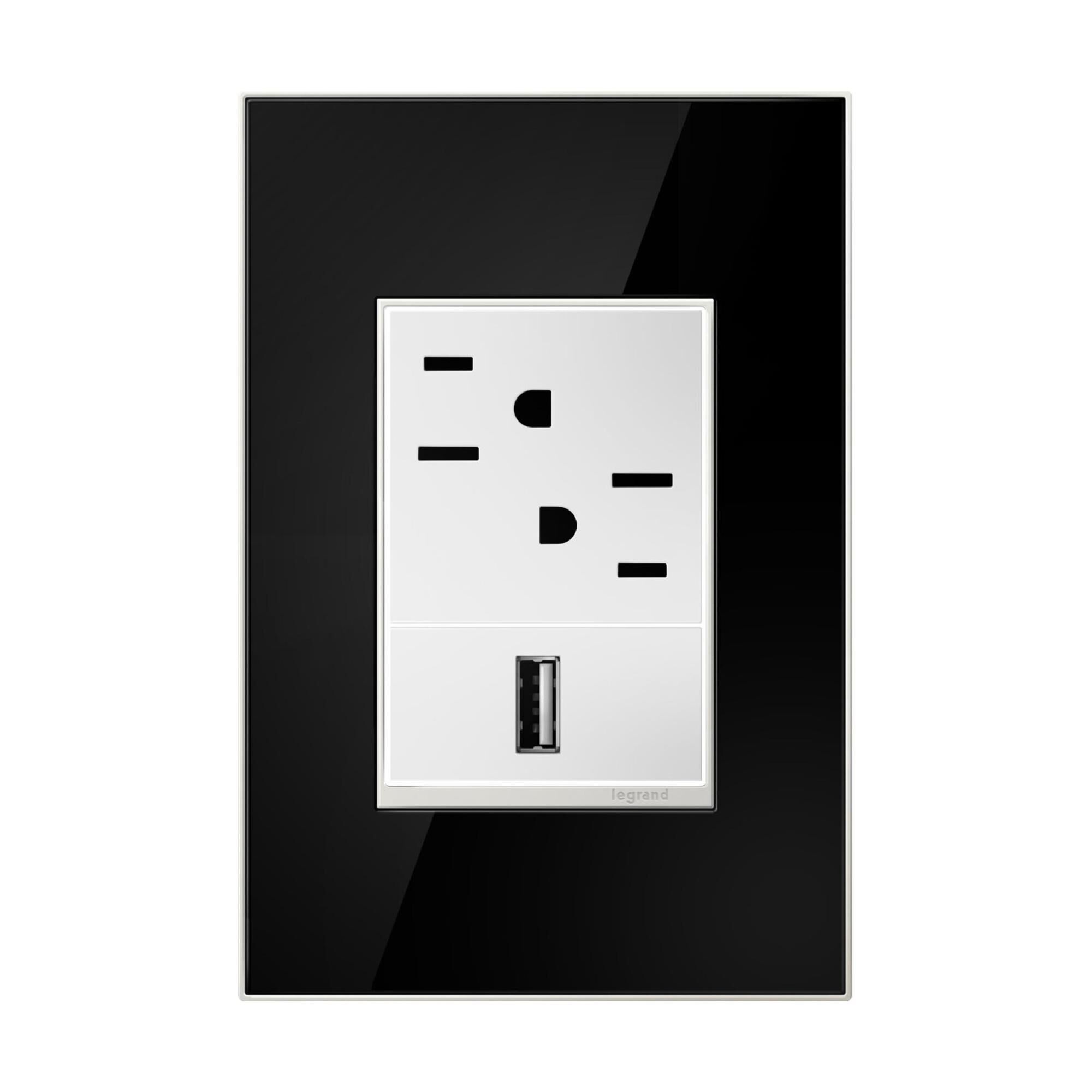 adorne Real Materials 1 Gang Wall Plate by Legrand