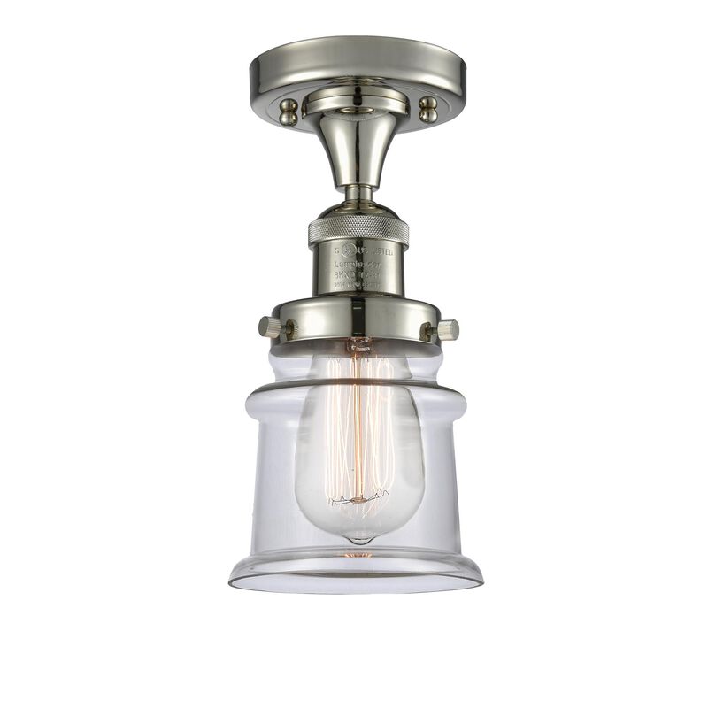 Bruno Marashlian Canton 6 Inch 1 Light Semi Flush Mount by Innovations Lighting