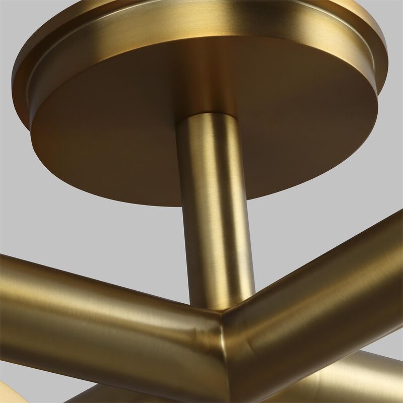 Kelly Wearstler Nodes 18 Inch 4 Light Semi Flush Mount by Visual Comfort Studio