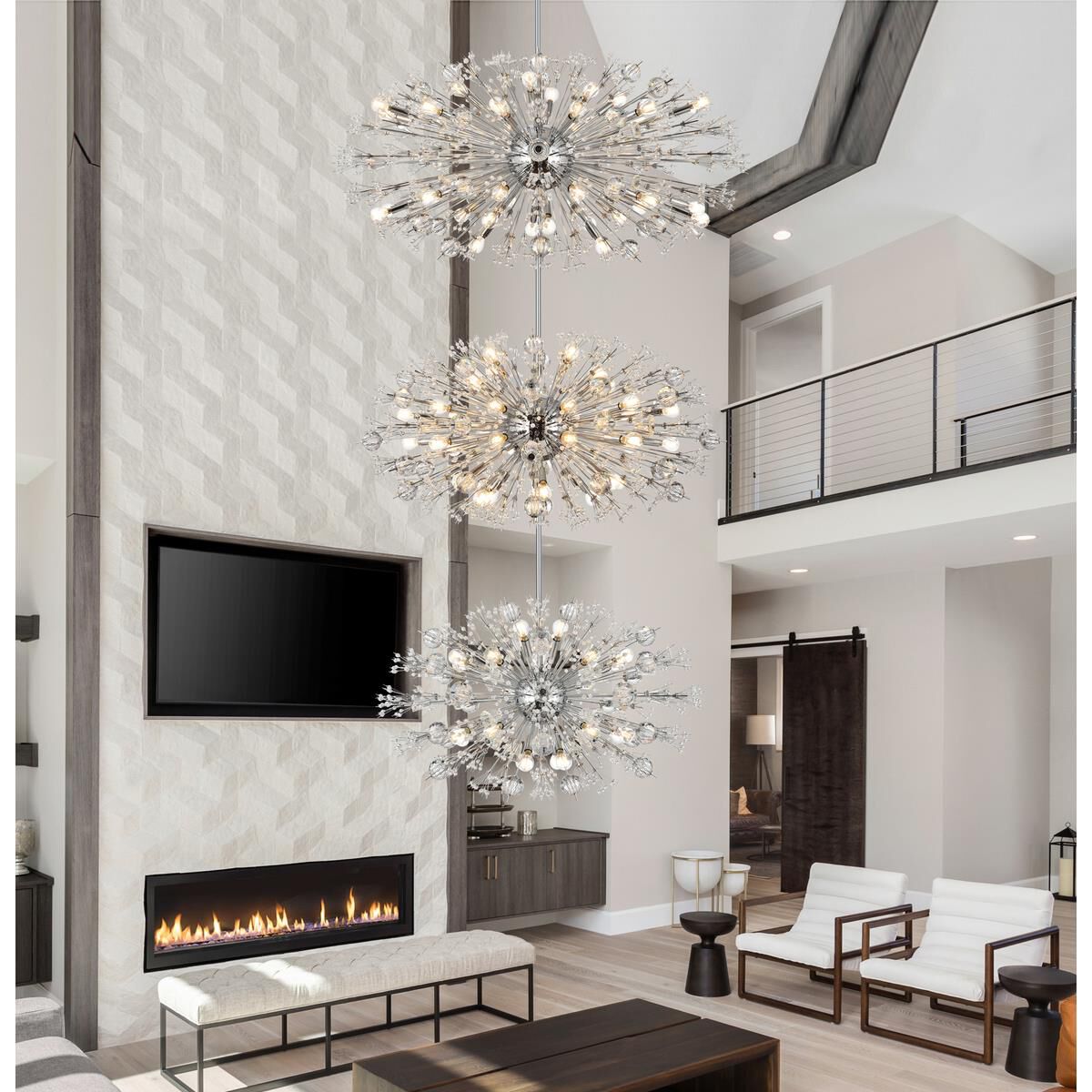 Shown in Chrome finish and Royal Cut crystal