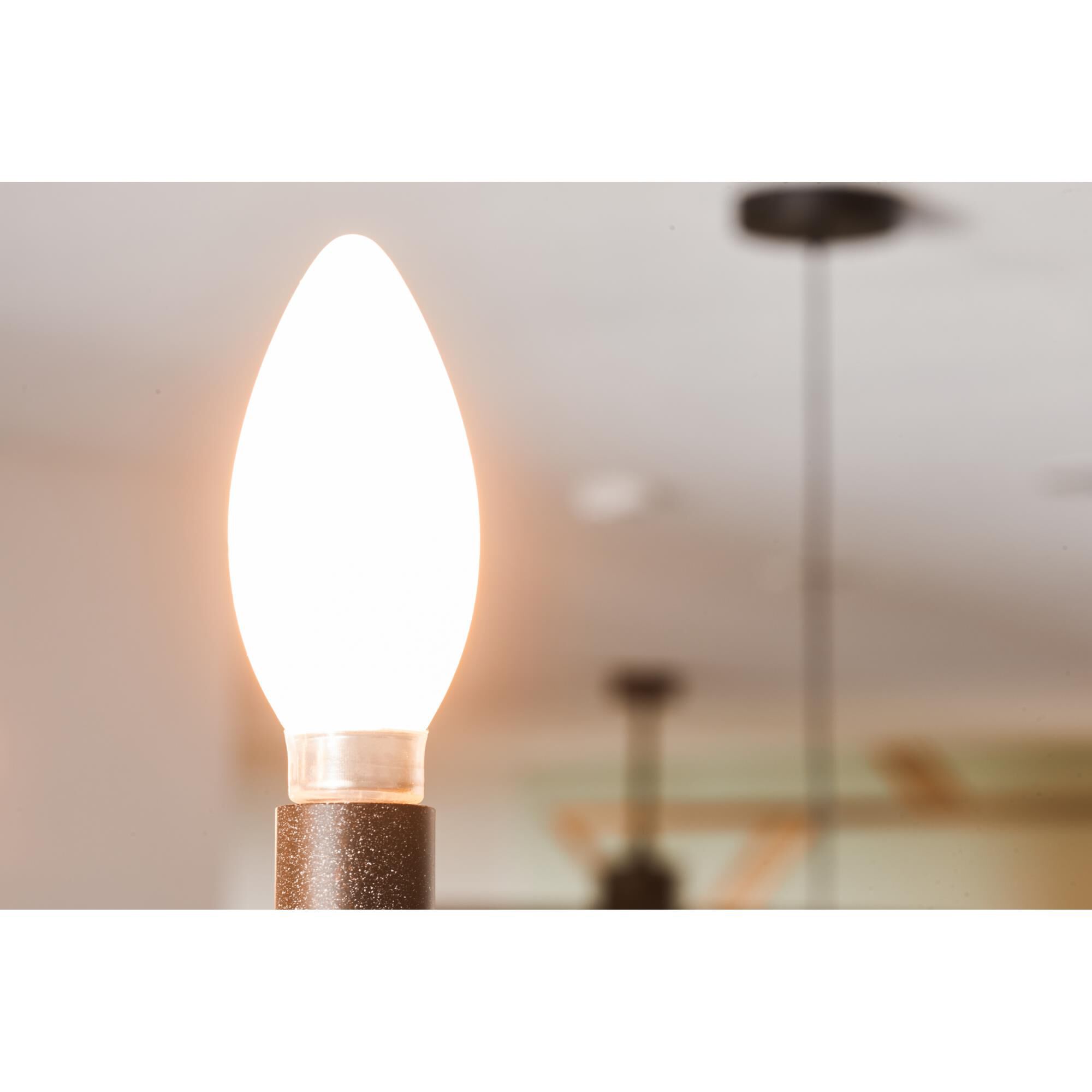 Dimmable 3.60 Watt 2700K CA10 LED Light Bulb,