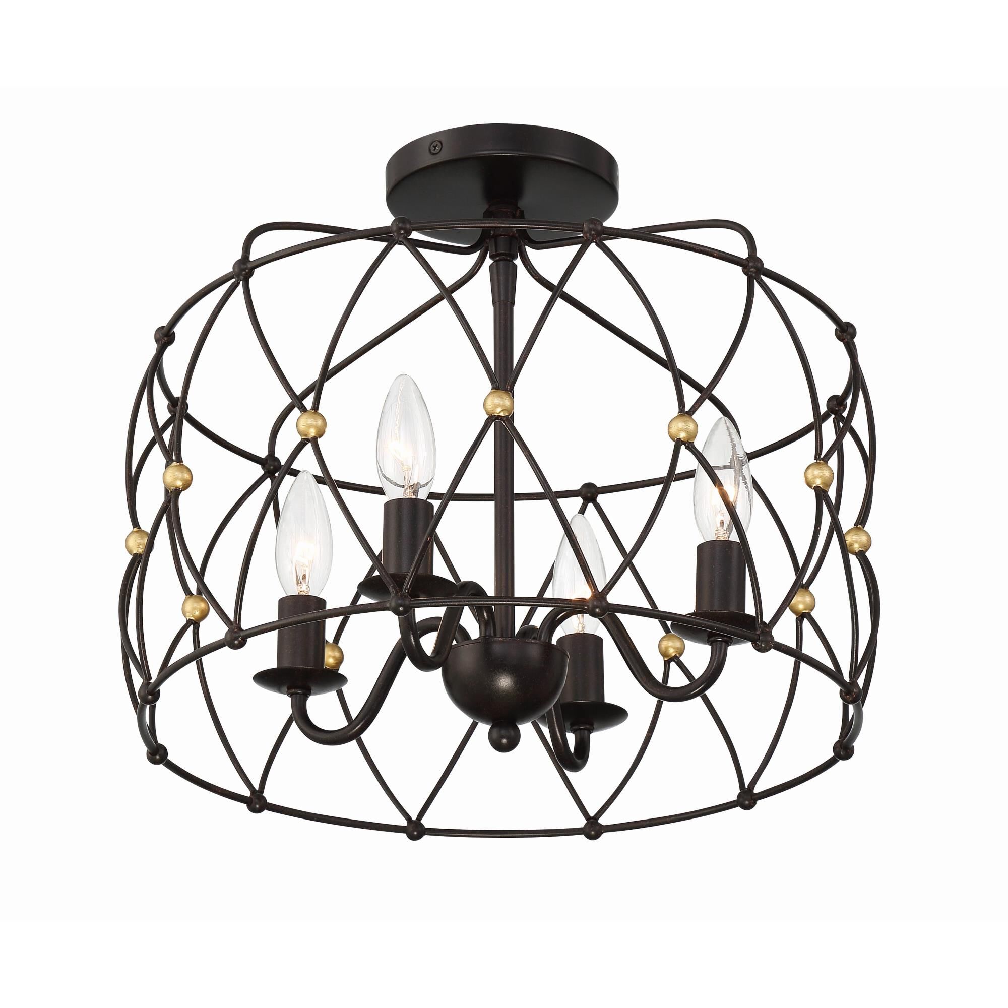 Zucca 16 Inch Large Pendant by Crystorama