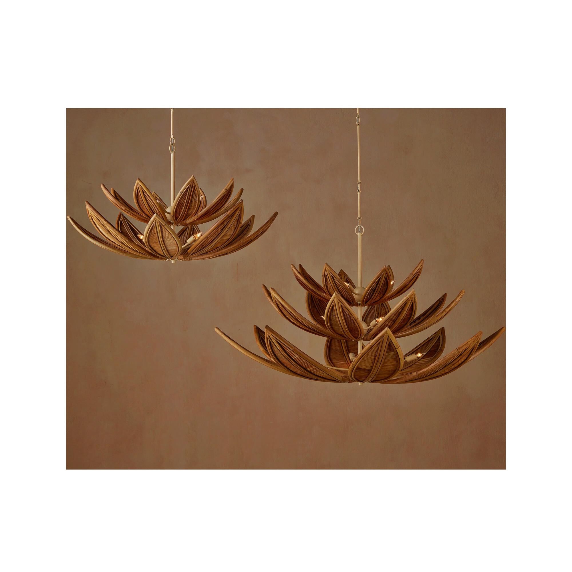 Cubana 40 Inch Chandelier by Currey and Company