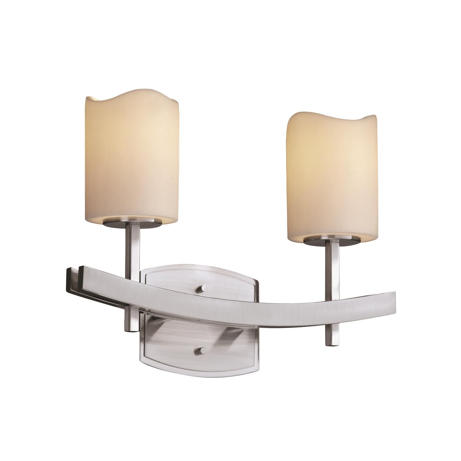 Candlearia 15 Inch 2 Light Bath Vanity Light by Justice Design Group