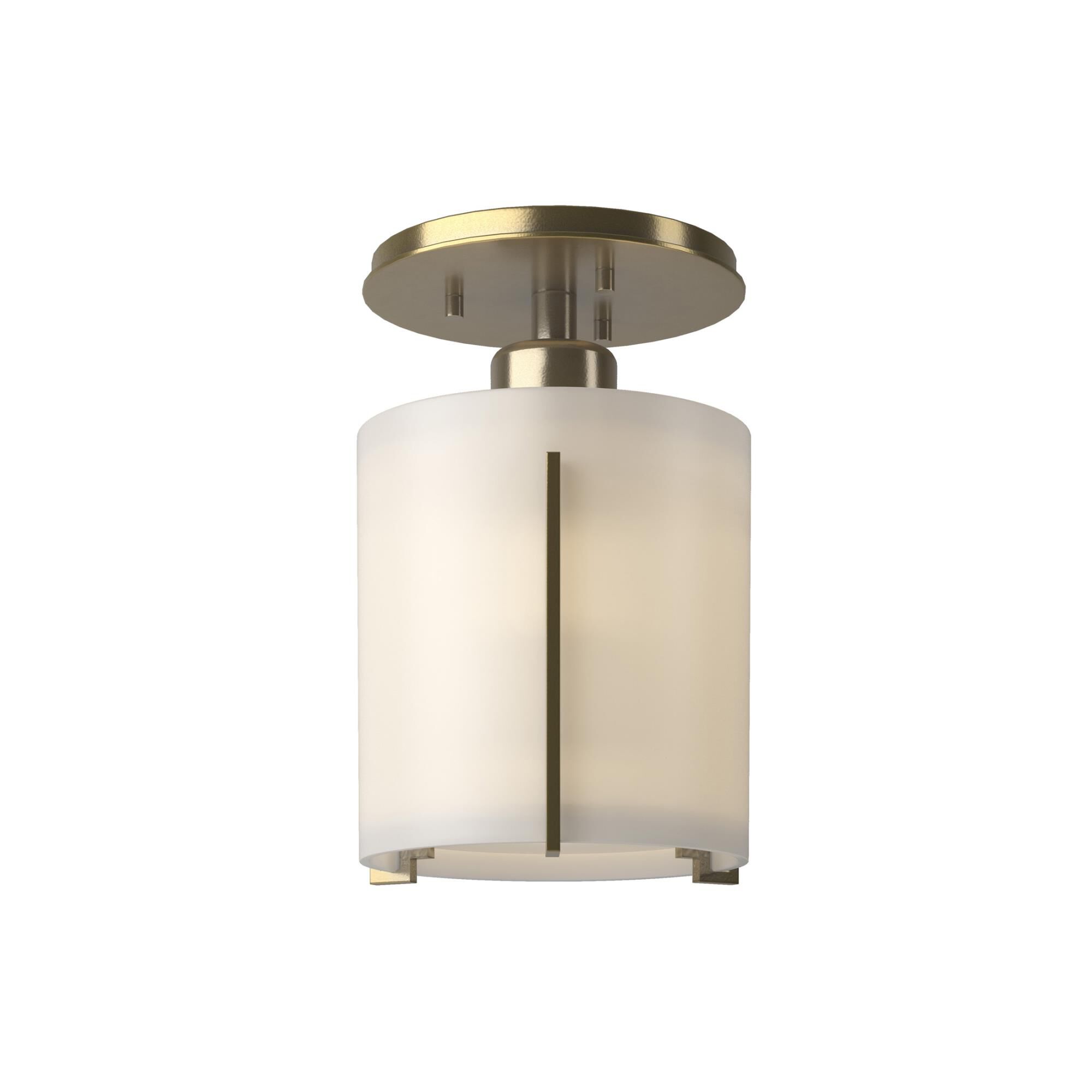 Exos 6 Inch 1 Light Semi Flush Mount by Hubbardton Forge