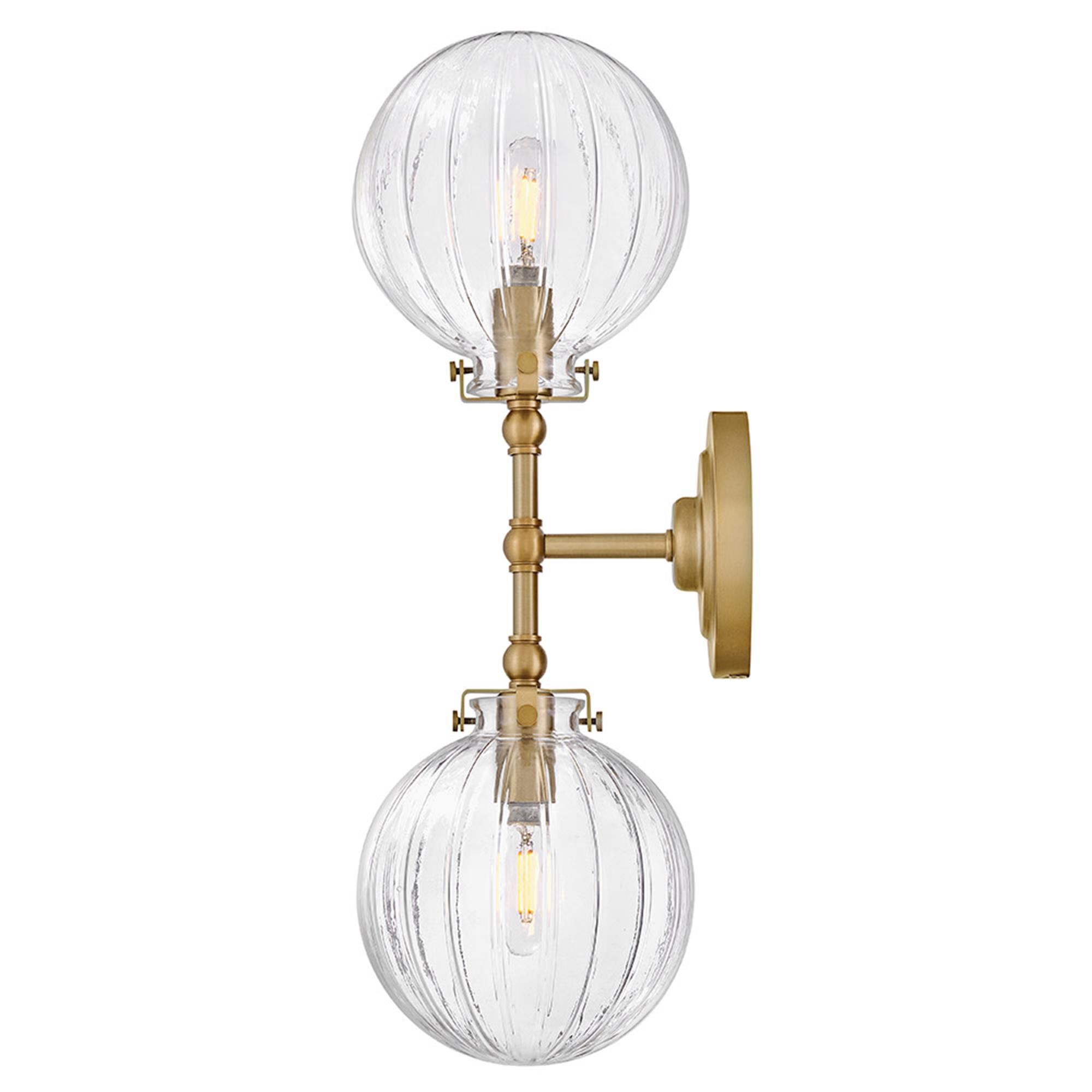 Helene 20 Inch 2 Light Wall Sconce,