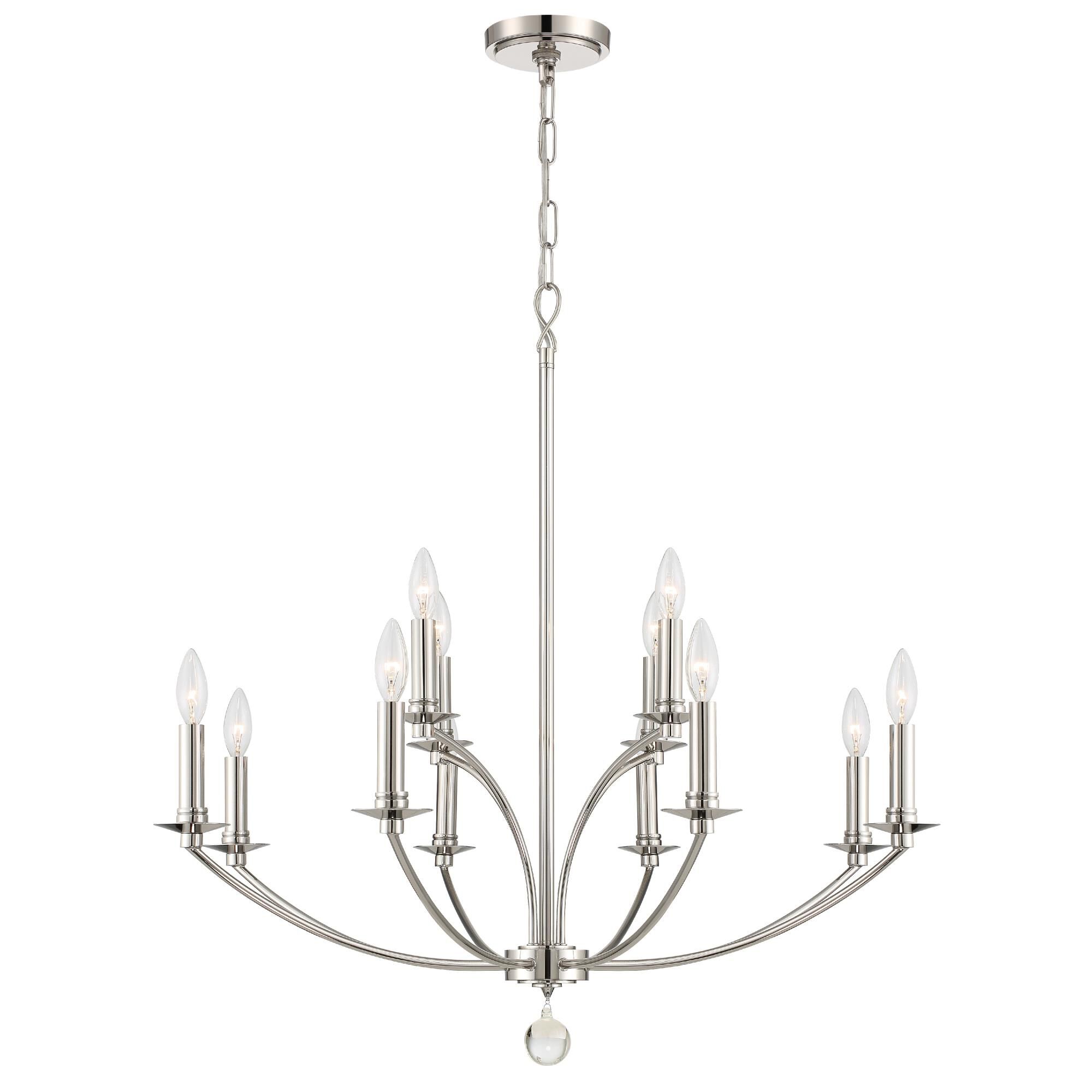 Mila 32 Inch Chandelier by Crystorama