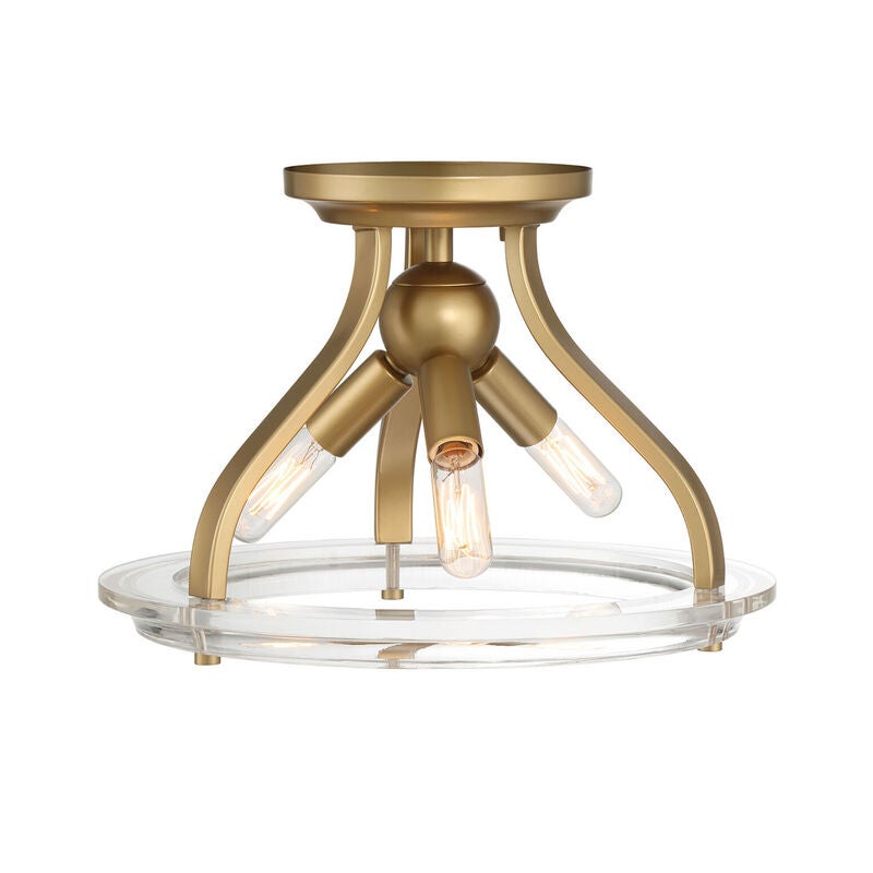 13 Inch Semi Flush Mount by Meridian Lighting