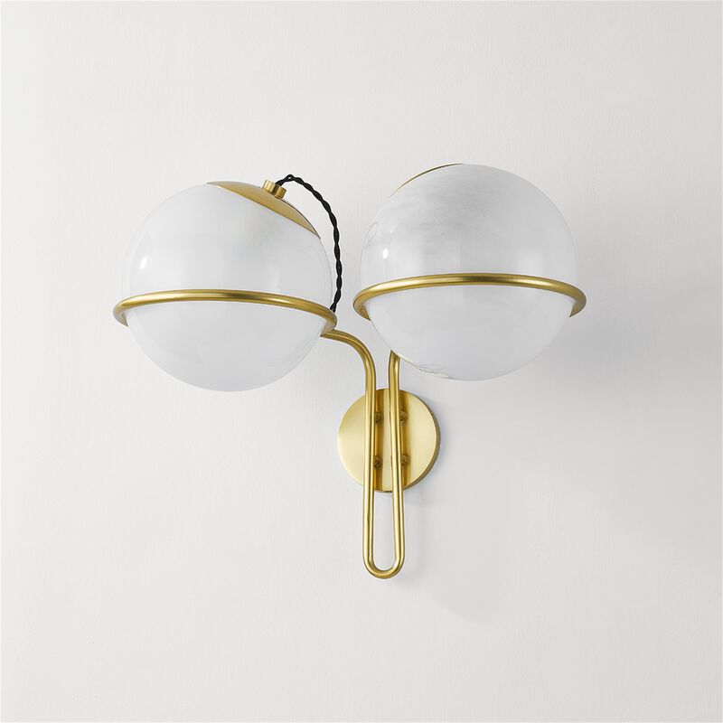 Hingham Large 2 Light Wall Sconce by Hudson Valley Lighting