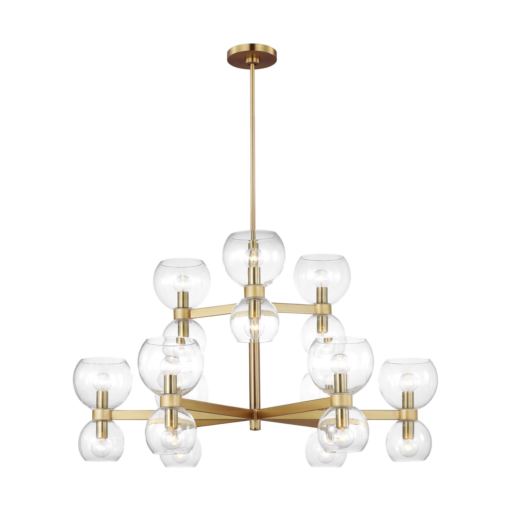 kate spade new york Londyn 36 Inch 18 Light Chandelier by Visual Comfort Studio Collection
