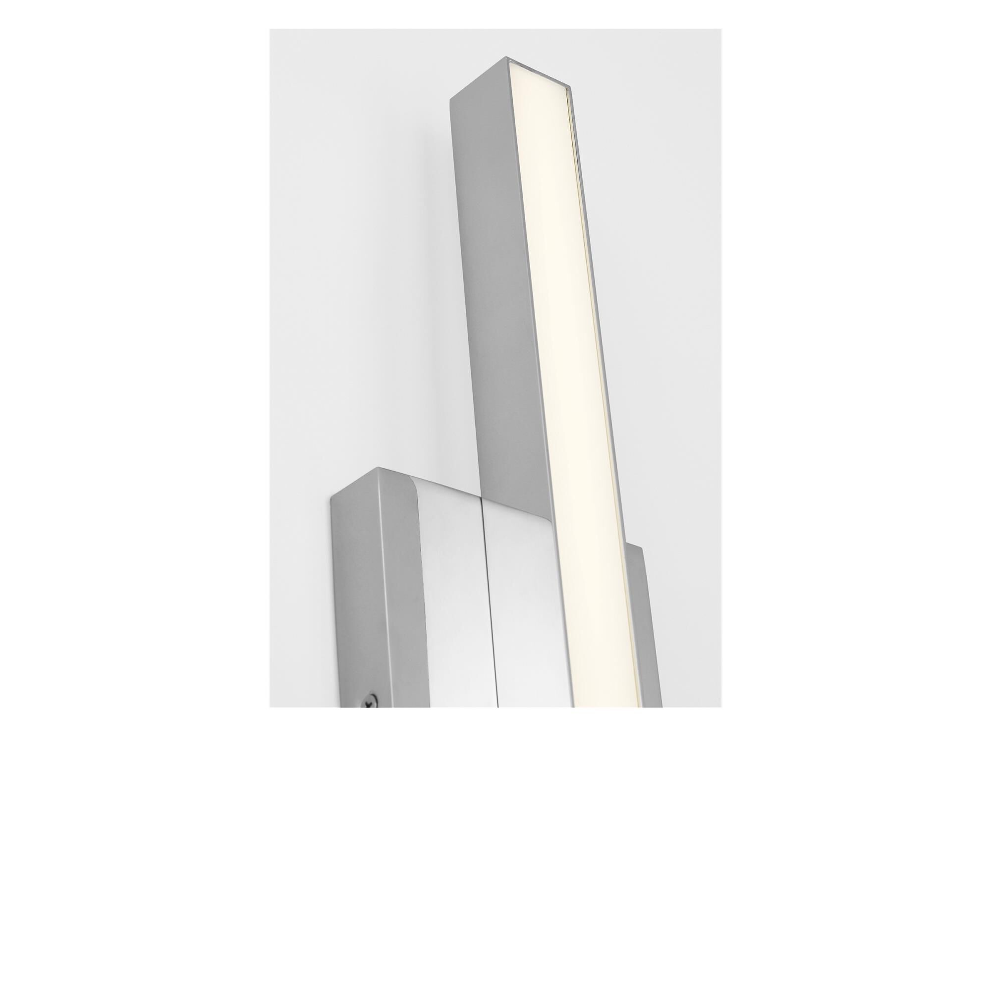 Shown in Chrome finish and White Polycarbonate shade