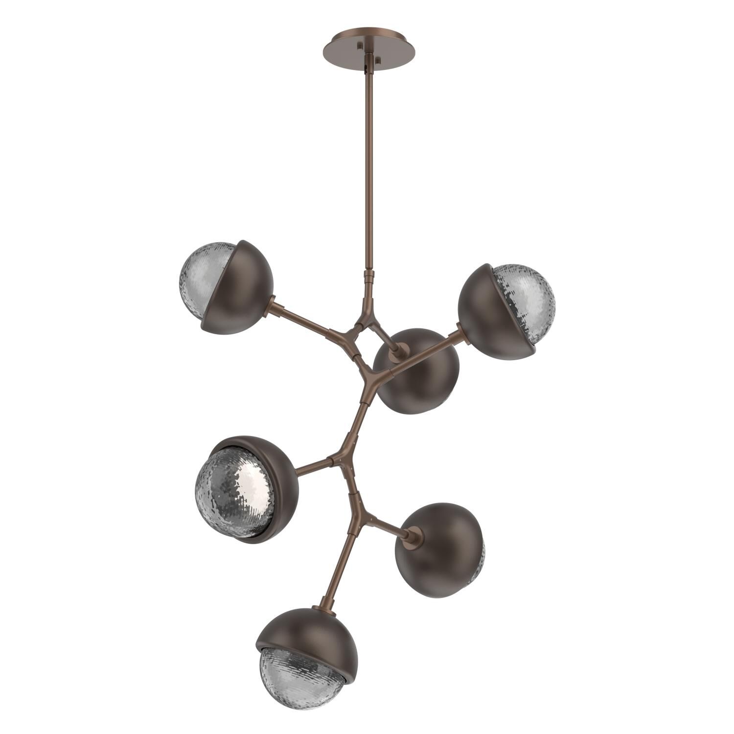 Shown in Burnished Bronze finish and Smoke glass and Flat Bronze accent