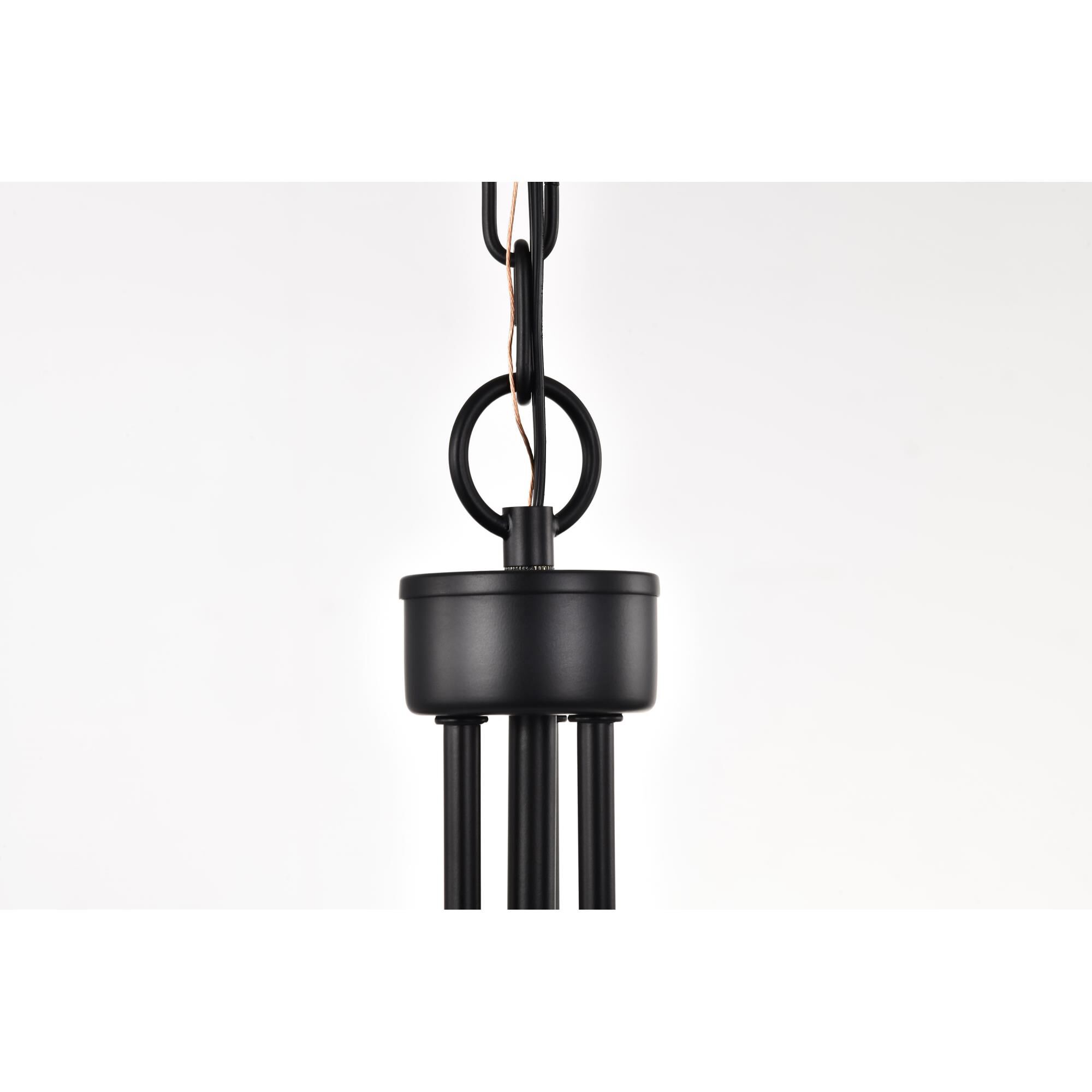 Shown in Matte Black finish and White Opal glass