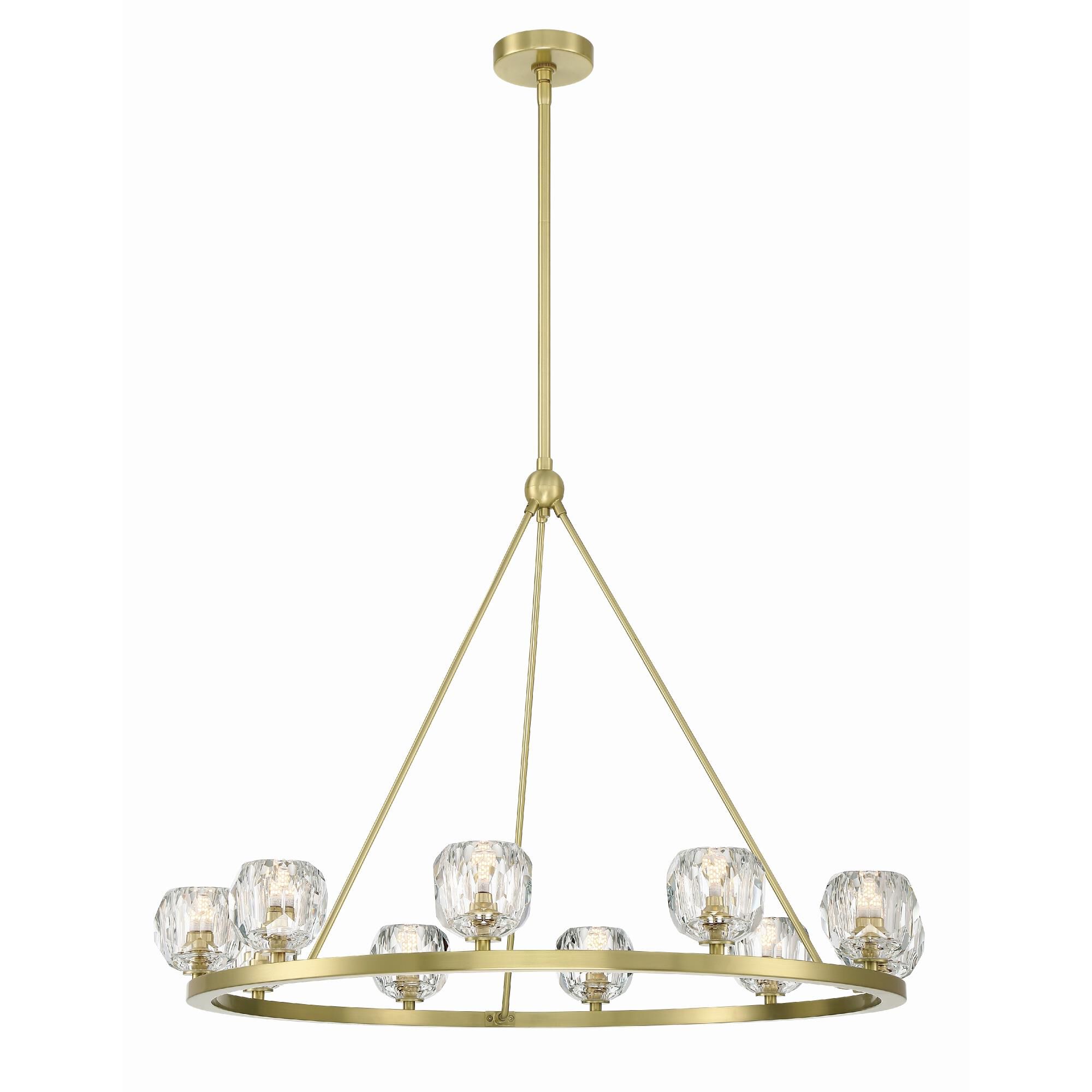 Aragon 35 Inch Chandelier by Crystorama