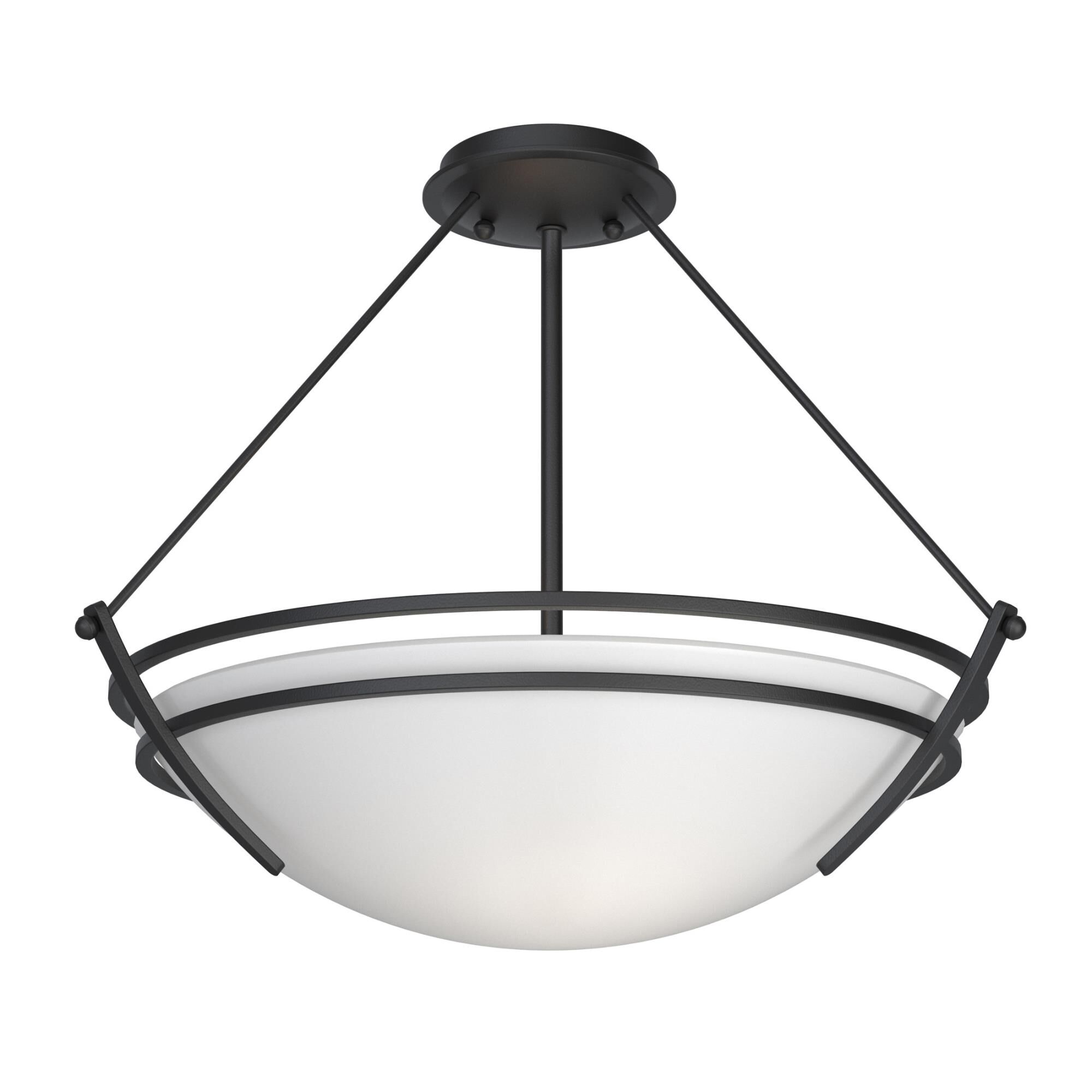 Presidio Tryne 18 Inch 3 Light Semi Flush Mount by Hubbardton Forge