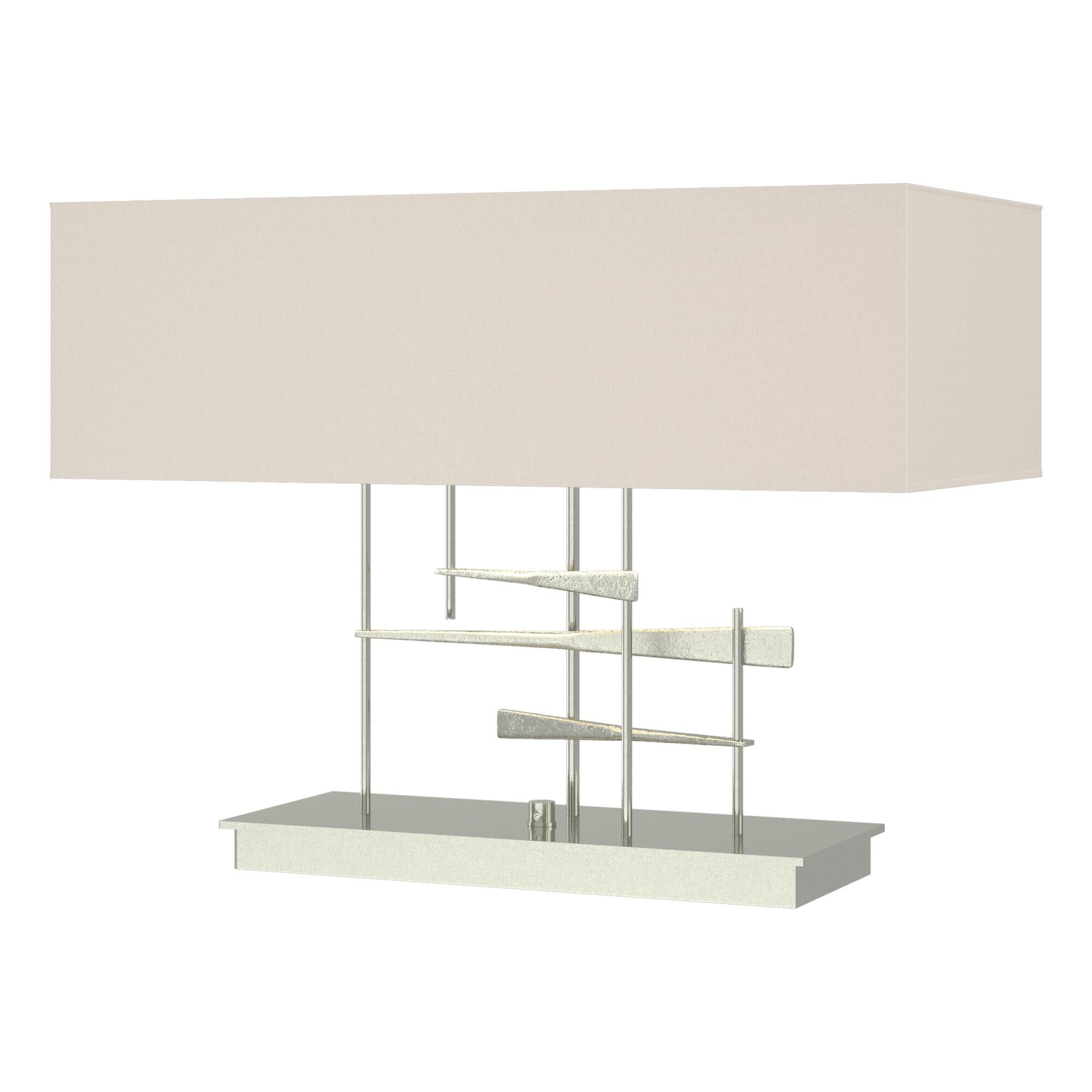 Shown in Sterling finish and Flax shade