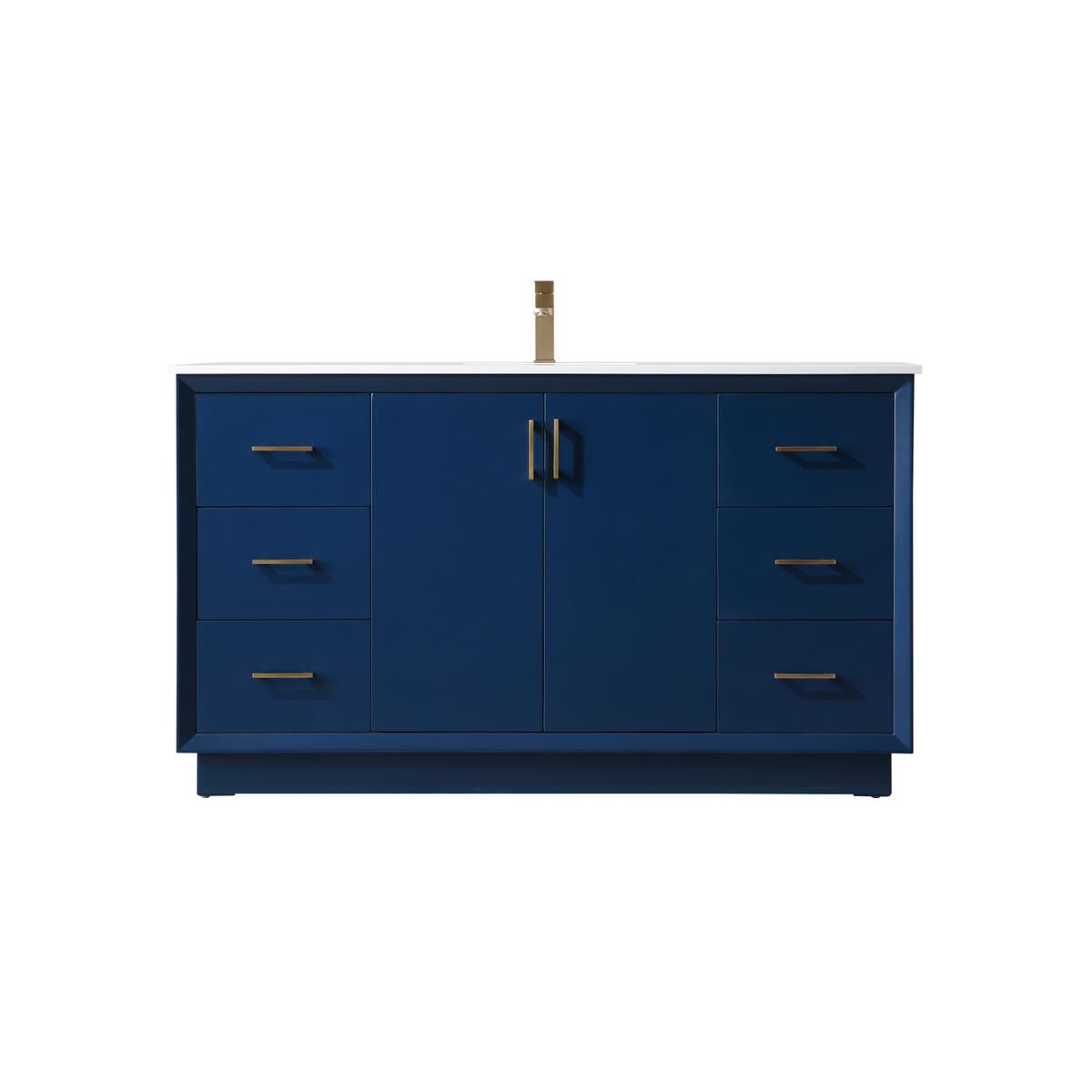 Shown in Blue finish