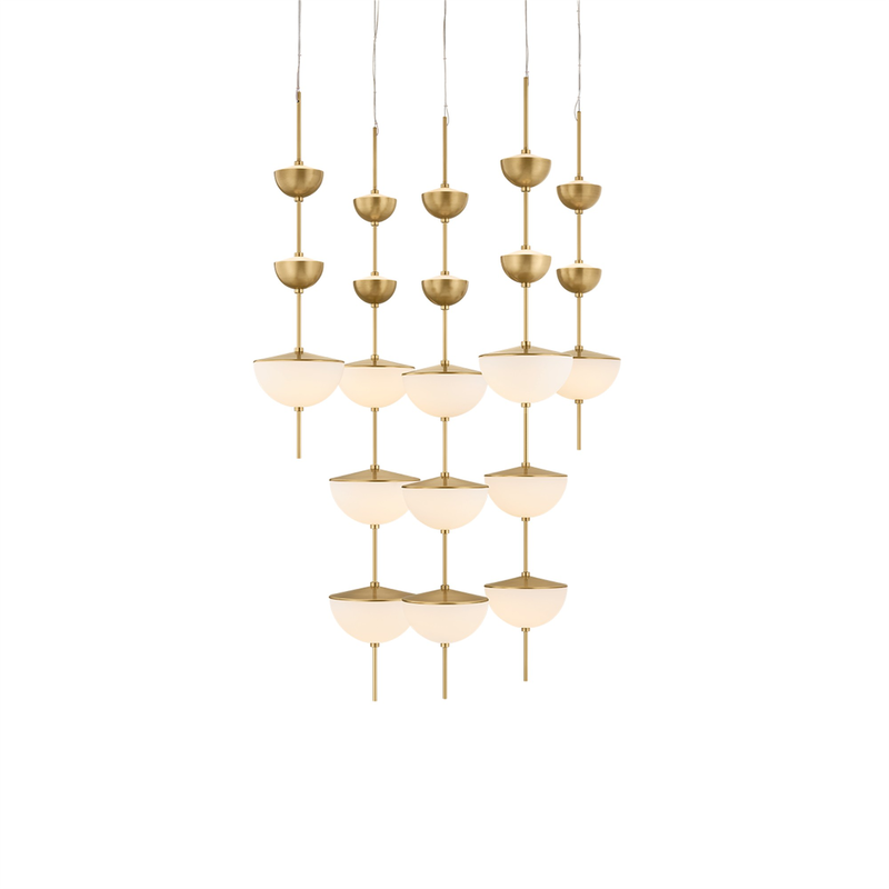 Zhora 38 Inch Chandelier by Sonneman