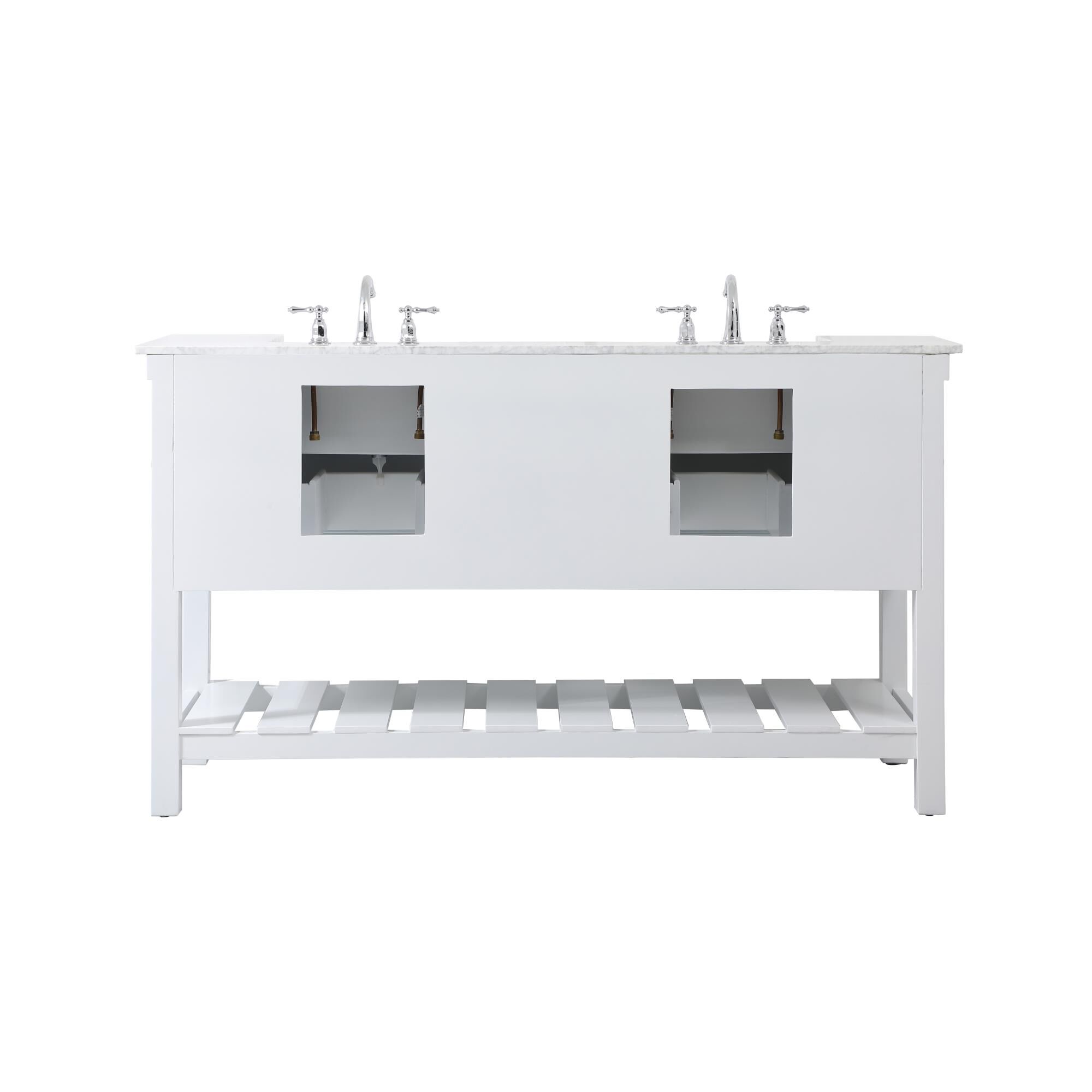 Shown in White finish