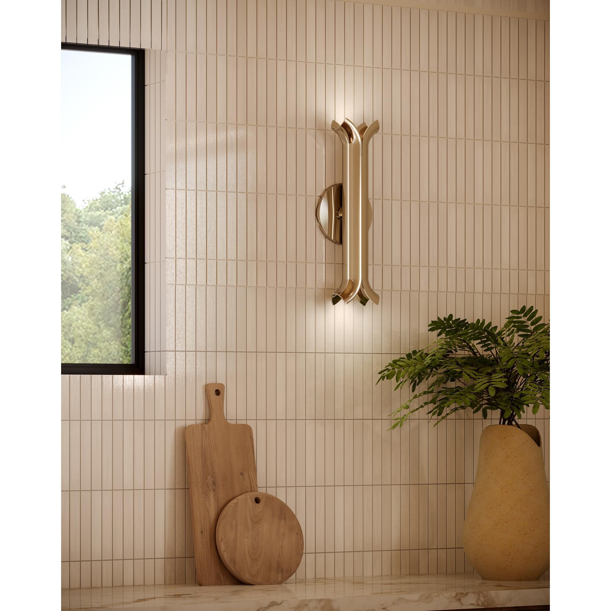 Alex Brokamp Husk 4 Inch Wall Sconce by Kuzco Lighting