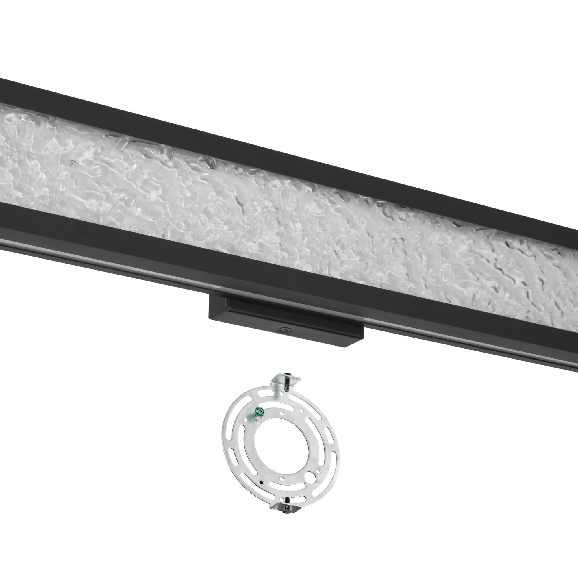 Shown in Textured Black finish and Clear Water glass