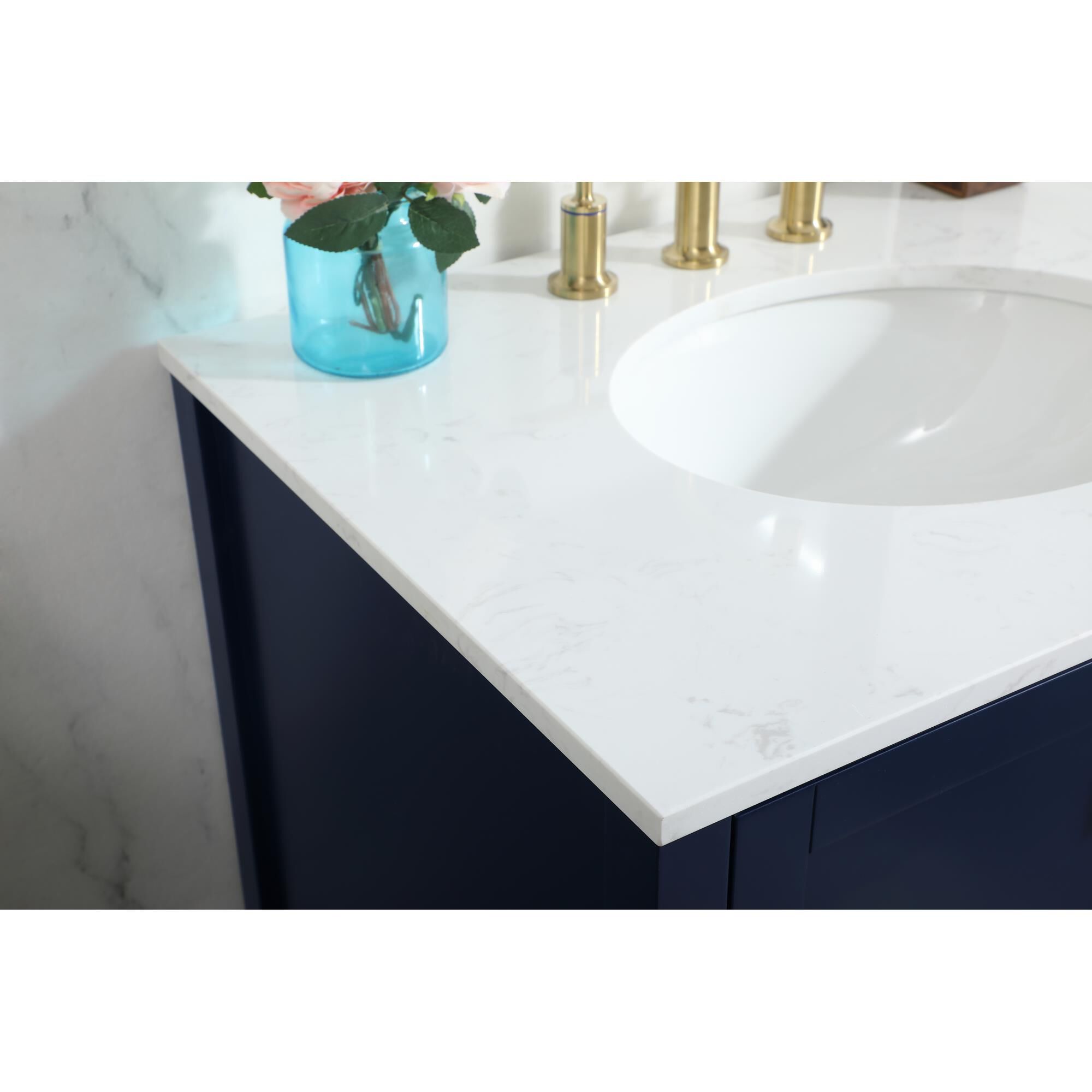 Shown in Blue finish