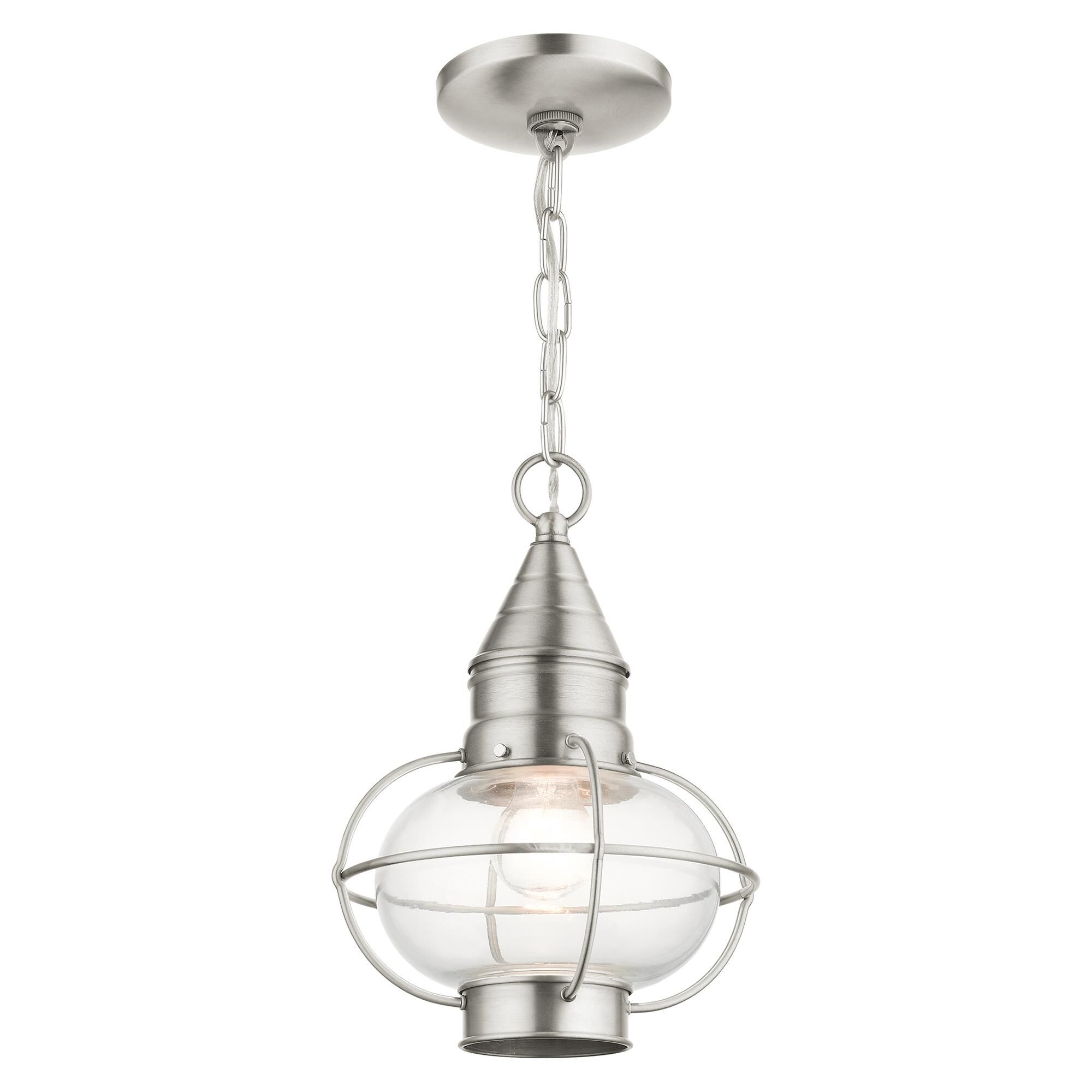 Livex Lighting Newburyport 11 Inch Tall Outdoor Hanging Lantern