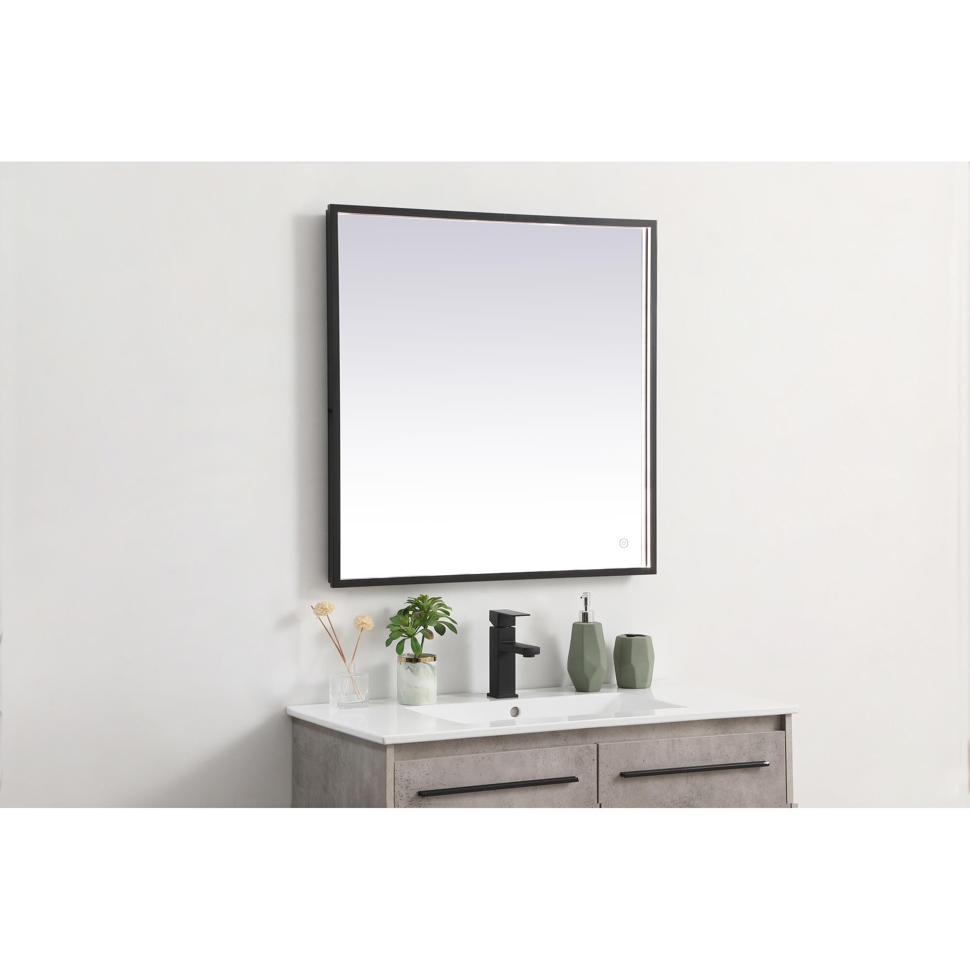 Pier LED Lighted Mirror by Elegant Decor