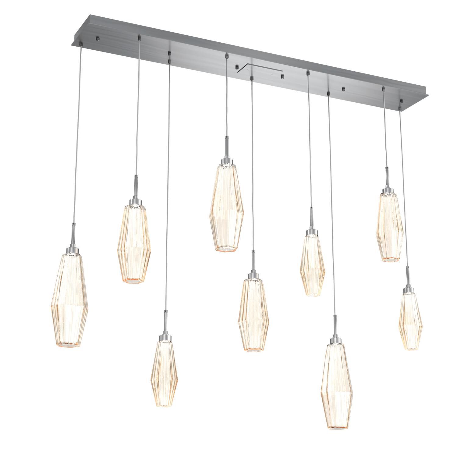 Aalto 64 Inch 9 Light LED Linear Suspension Light by Hammerton Studio