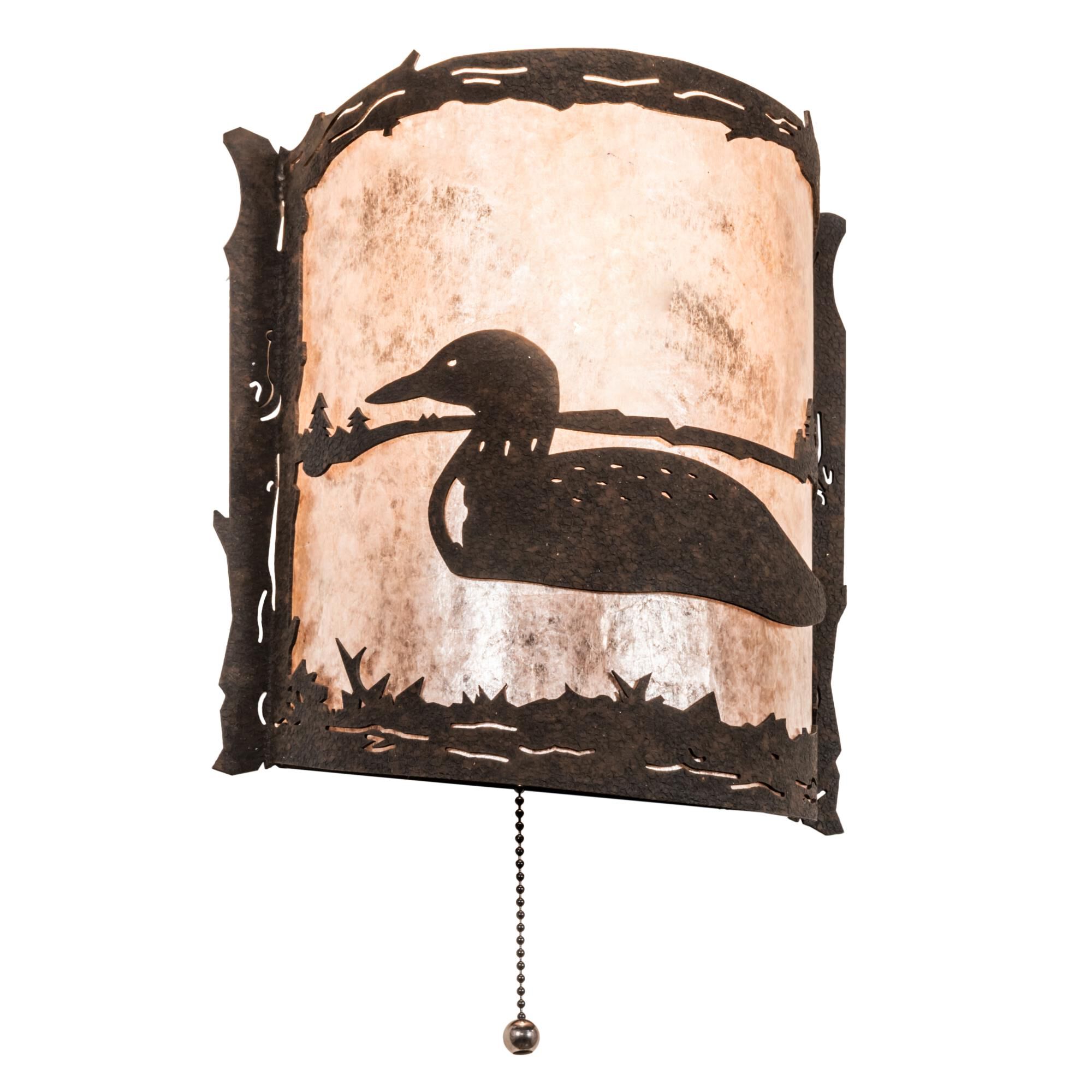 Meyda Lighting Loon 9 Inch Wall Sconce
