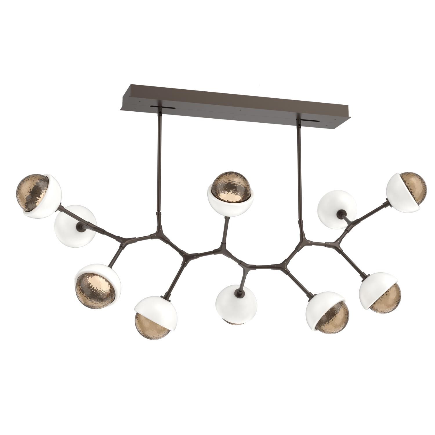 Levi Wilson Cabochon 56 Inch Linear Suspension Light by Hammerton Studio
