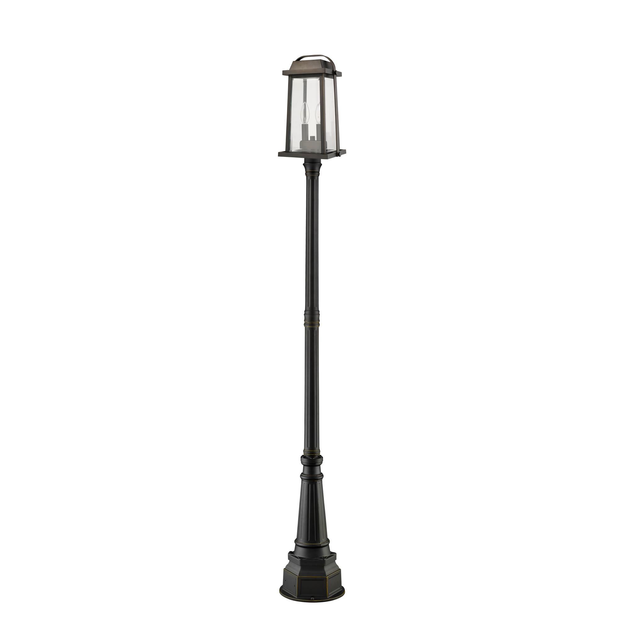 Millworks 97 Inch Tall 2 Light Outdoor Post Lamp by Z-Lite