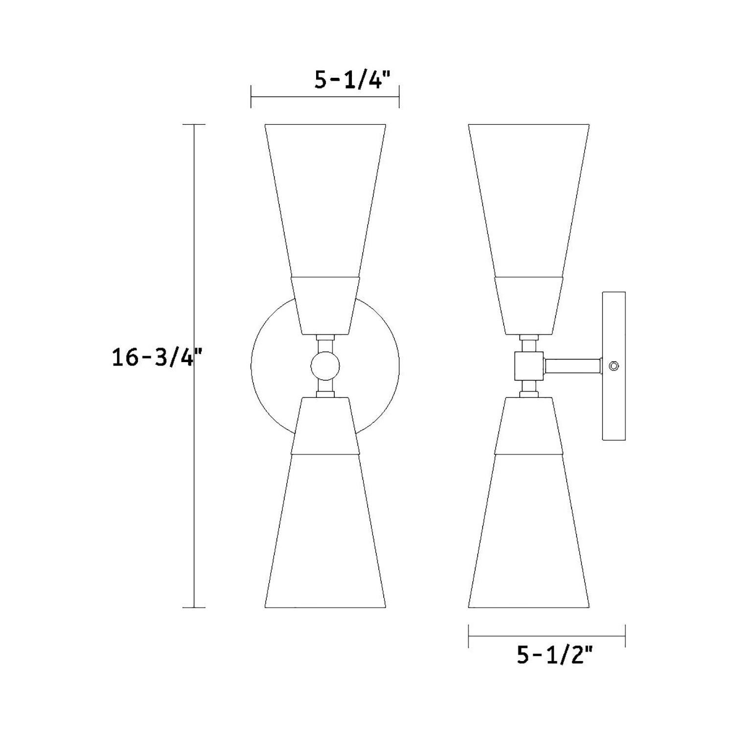 Norro 16 Inch Wall Sconce by Designers Fountain