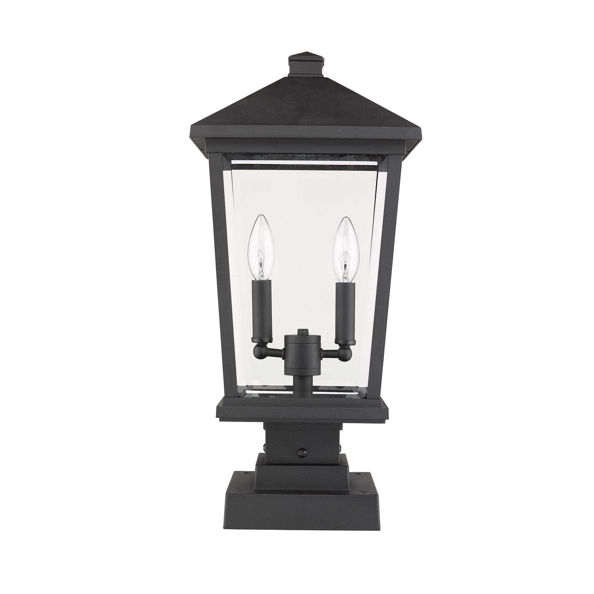 Beacon 22 Inch Tall 2 Light Outdoor Pier Lamp by Z-Lite - Clearance