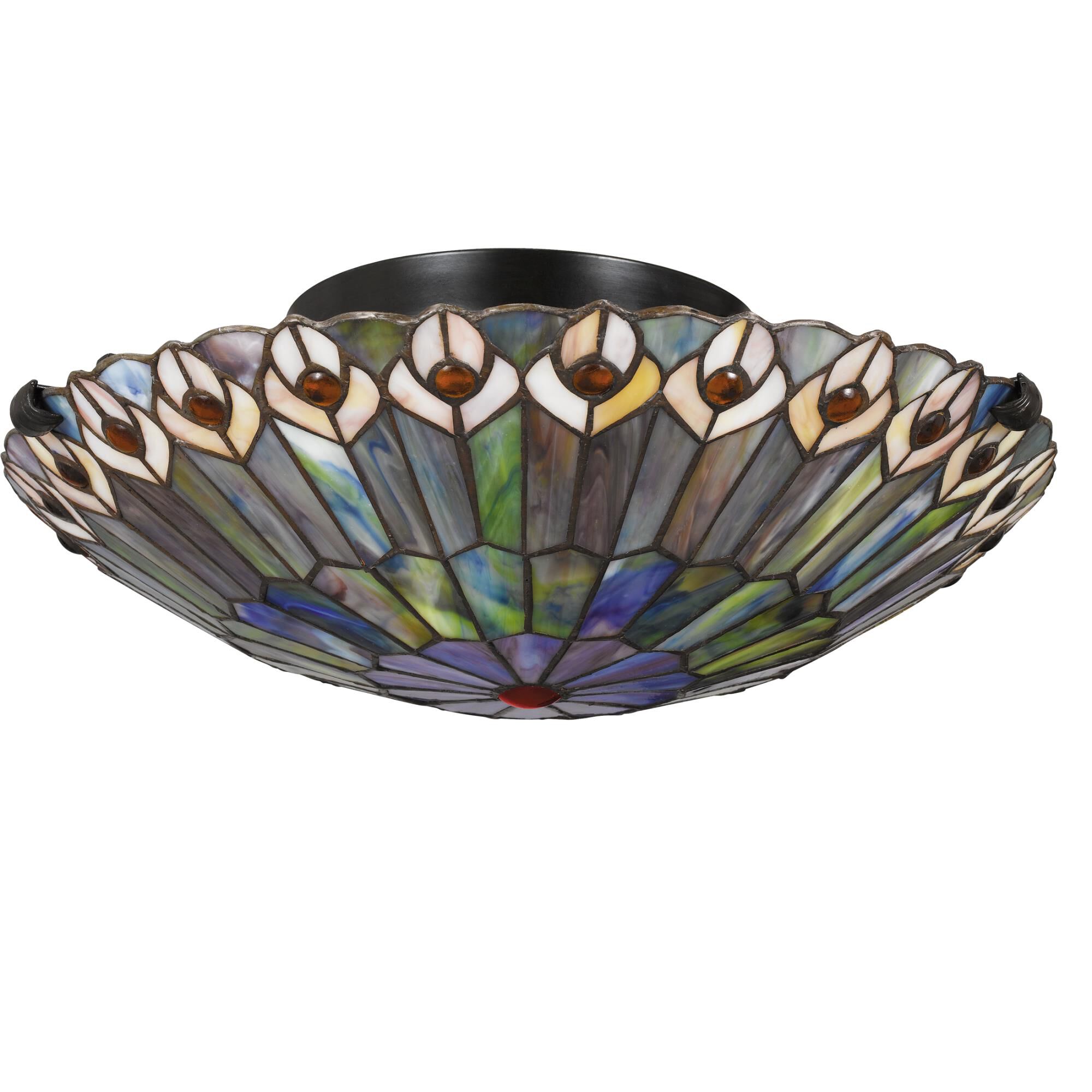 Watkins 16 Inch 2 Light Flush Mount by Quoizel