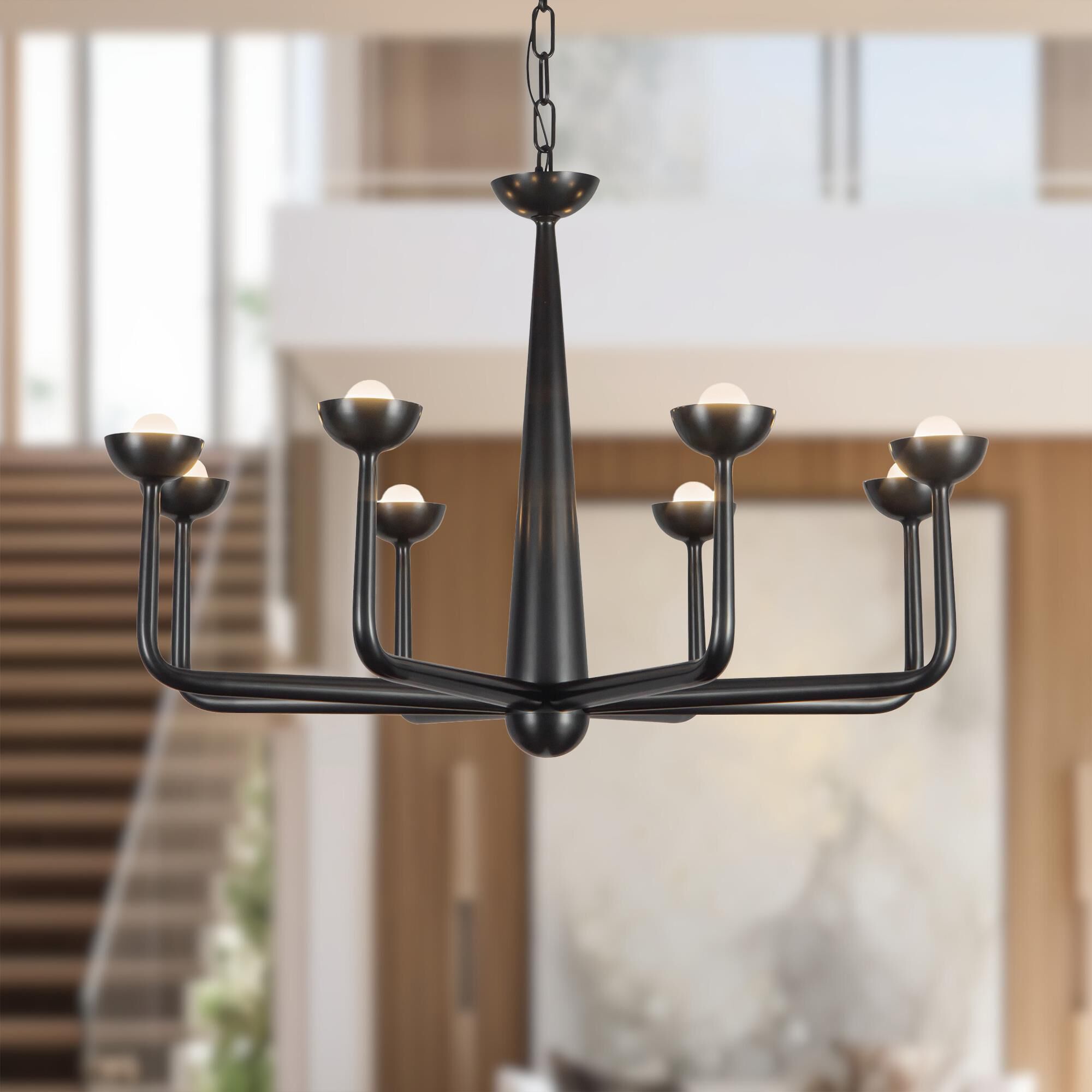 Shown in Urban Bronze finish and Frosted glass