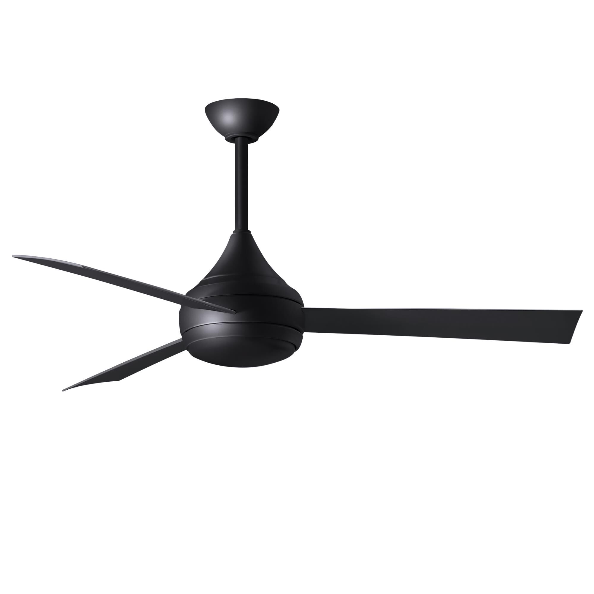 Donaire Outdoor Coastal Wet Rated 52 Inch Ceiling Fan with Light Kit by Matthews Fan Company
