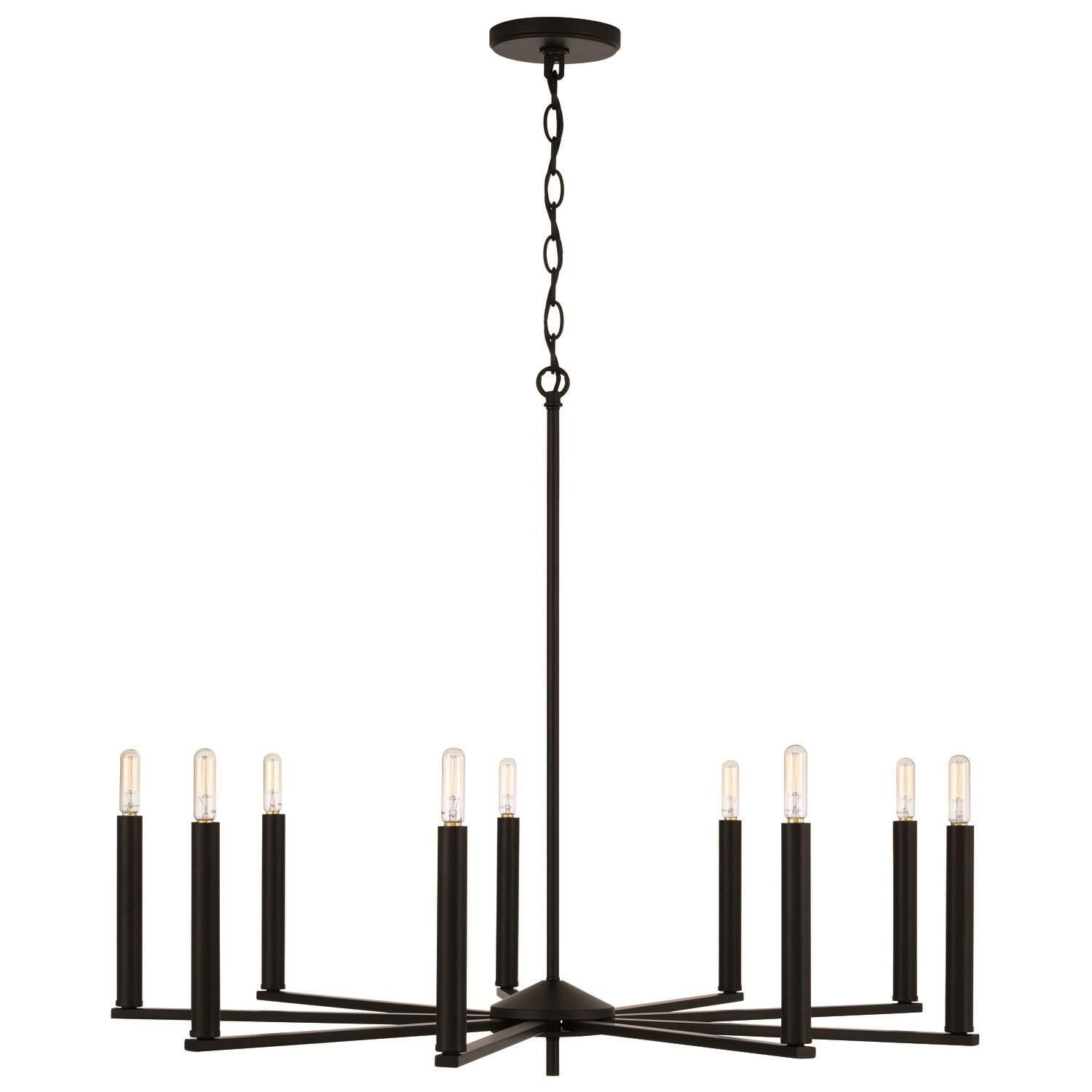Portman 34 Inch 9 Light Chandelier by Homeplace by Capital Lighting Fixture Company