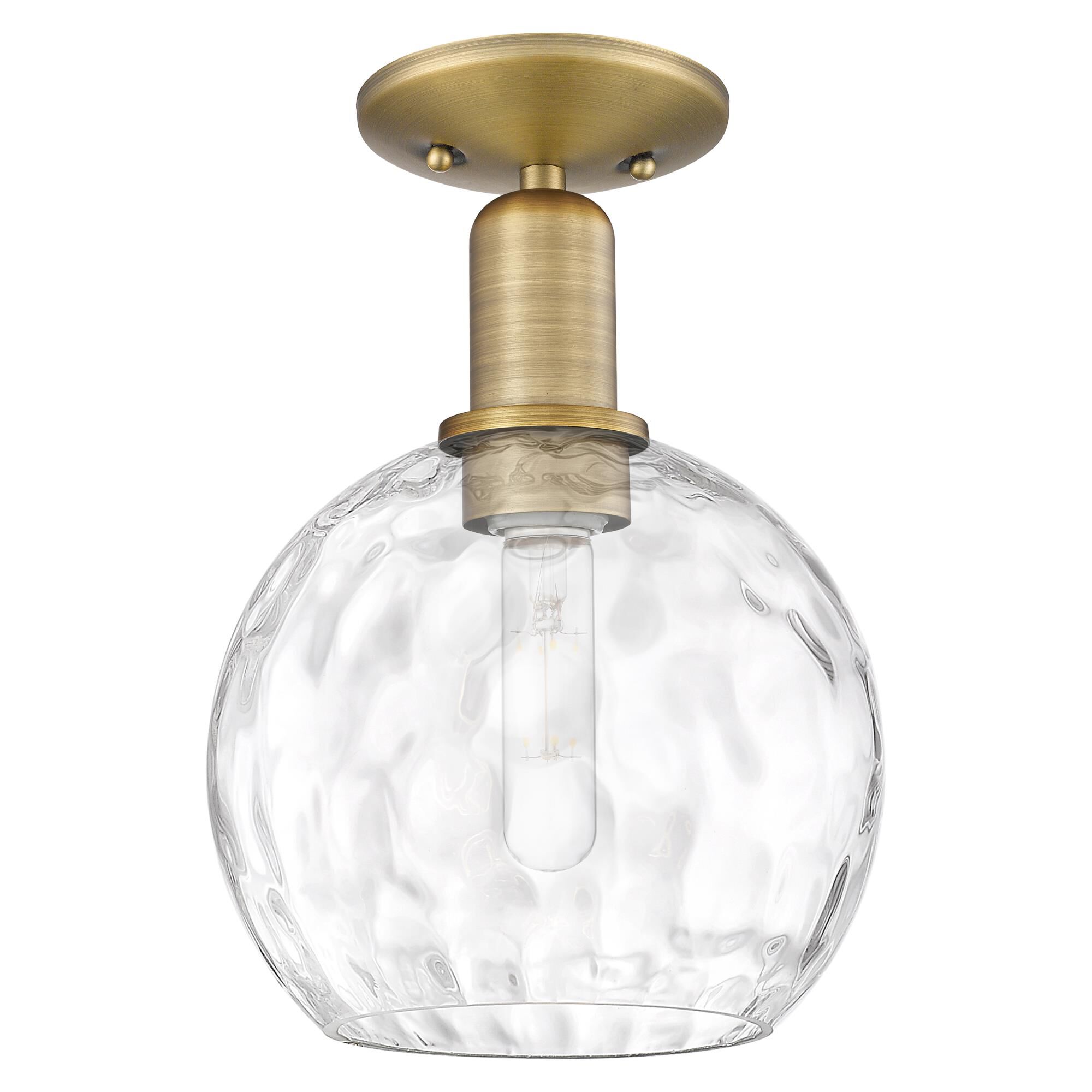 Bruno Marashlian Athens Water Glass 8 Inch Semi Flush Mount by Innovations Lighting