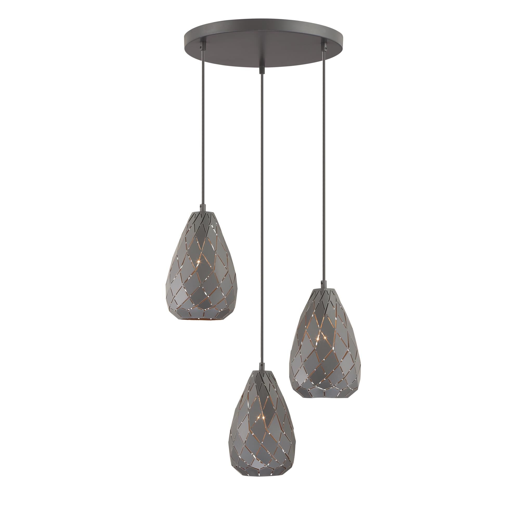 Arnsberg Onyx 20 Inch Multi Light Pendant