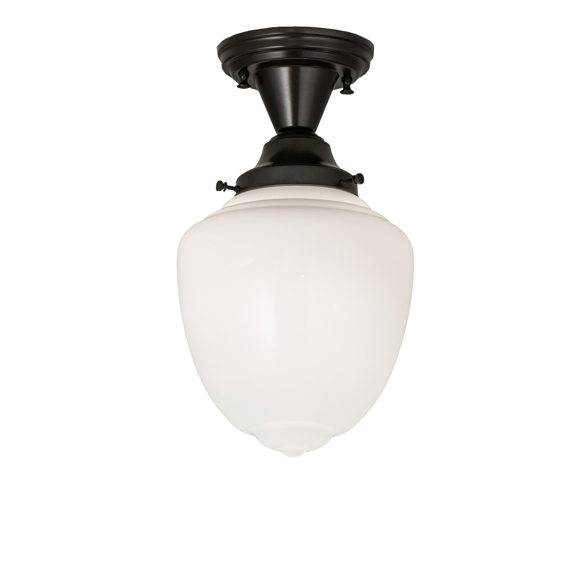 Revival 8 Inch 1 Light Semi Flush Mount by Meyda Lighting