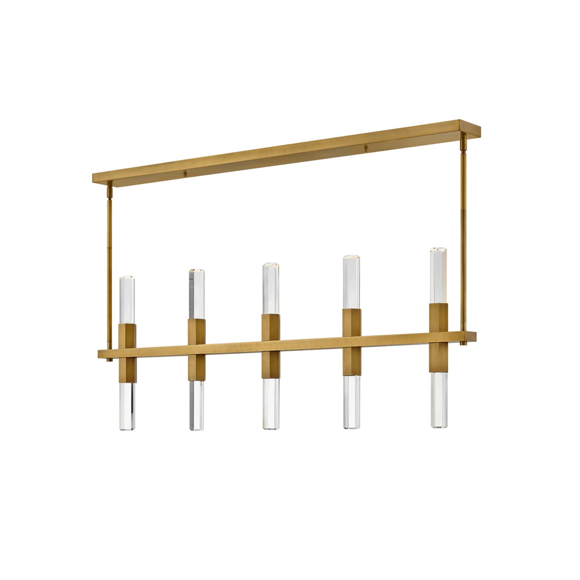 Cecily 54 Inch 6 Light LED Linear Suspension Light,