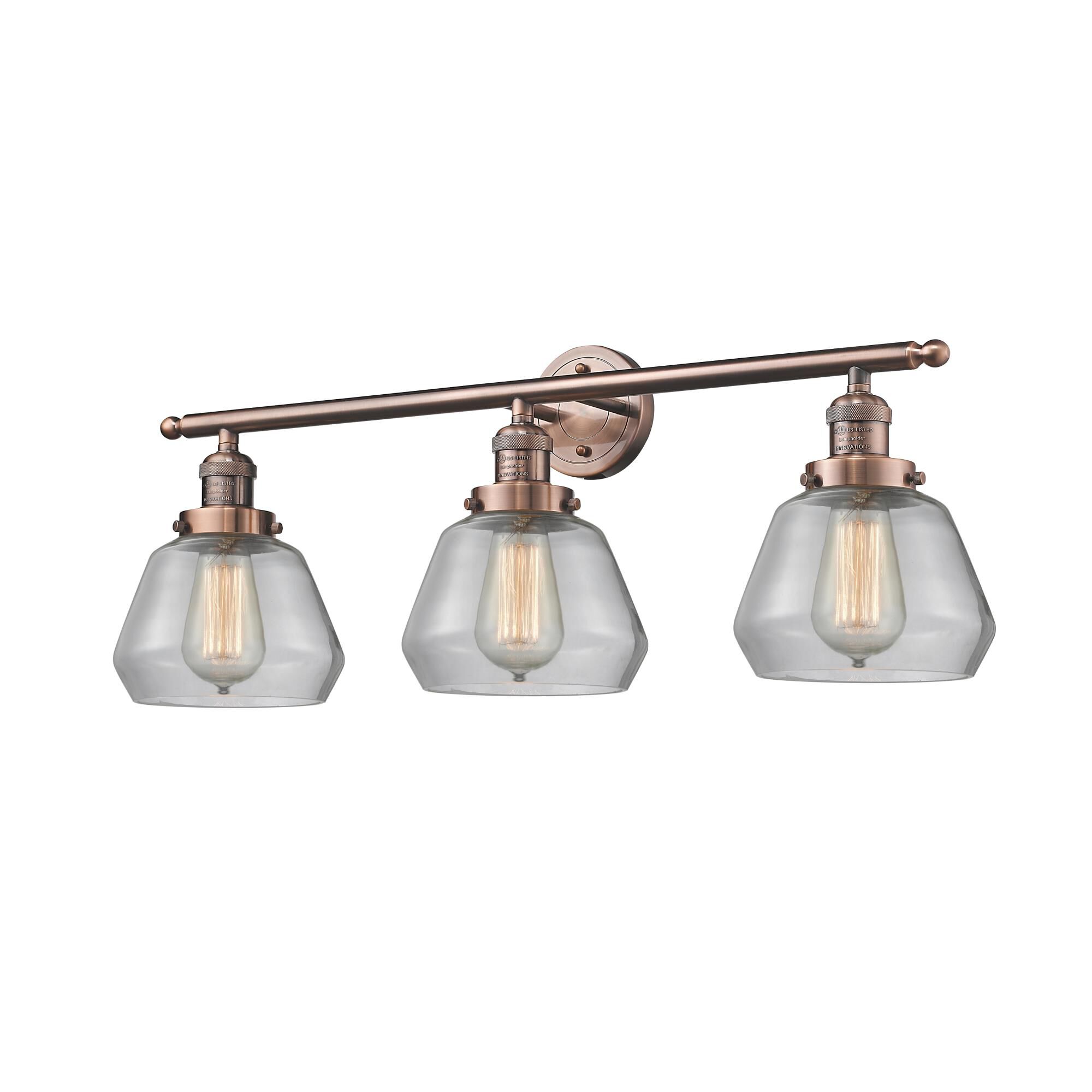 Bruno Marashlian Fulton 30 Inch 3 Light Bath Vanity Light by Innovations Lighting