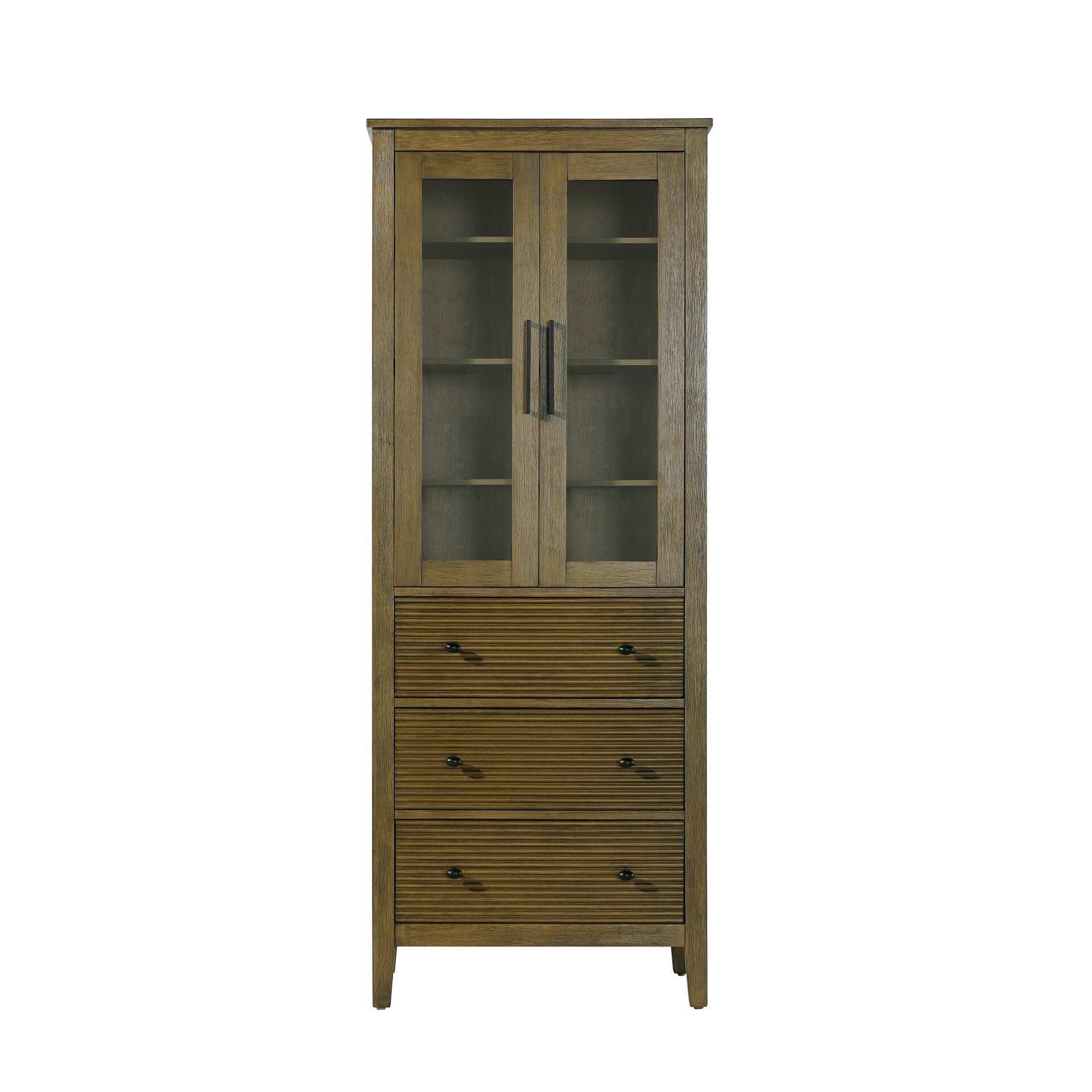 Shown in Hazel Oak finish