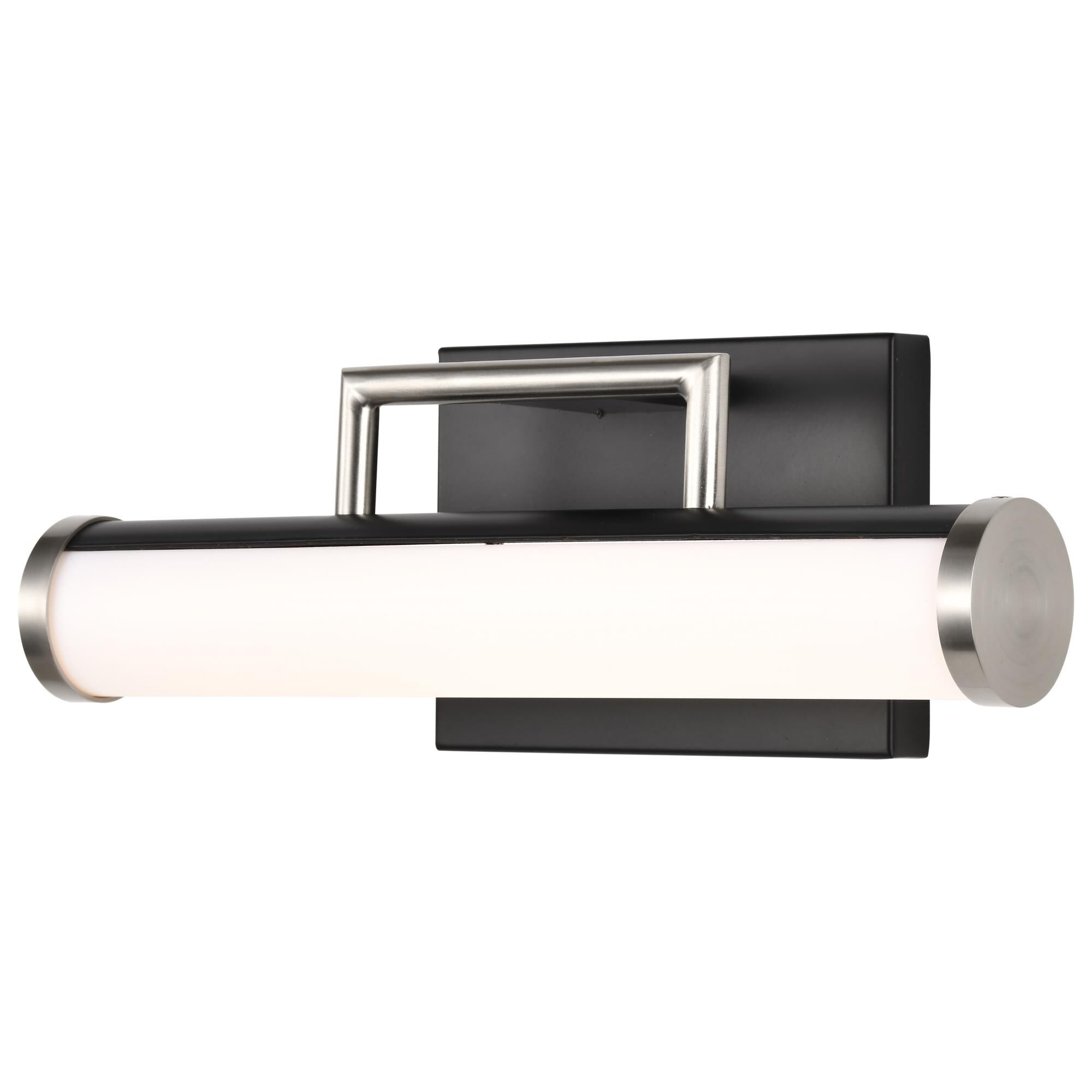 Shown in Black and Brushed Nickel finish