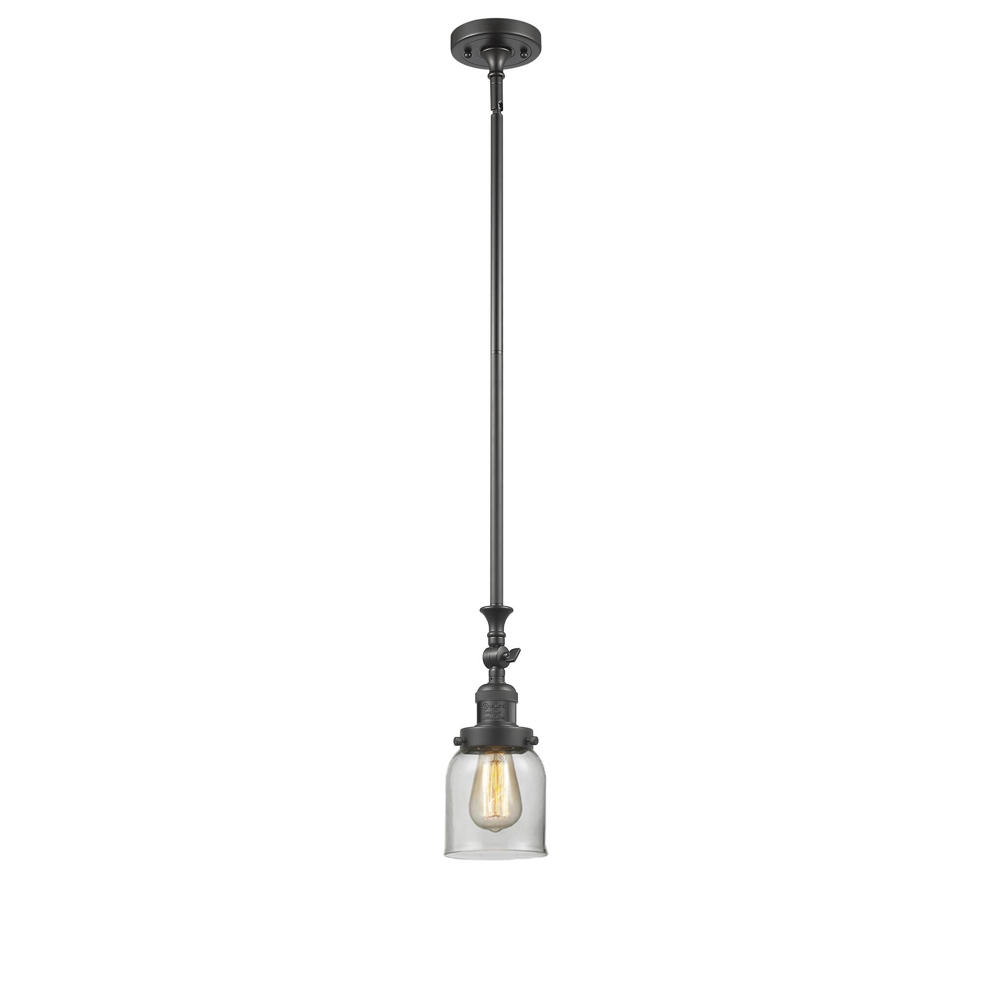 Shown in Oil Rubbed Bronze finish and Clear glass