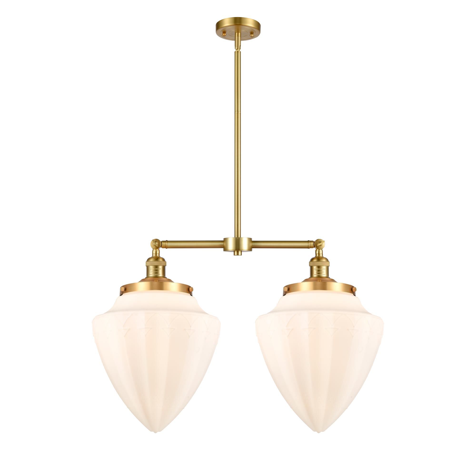 Bruno Marashlian Bullet 24 Inch 2 Light Linear Suspension Light by Innovations Lighting