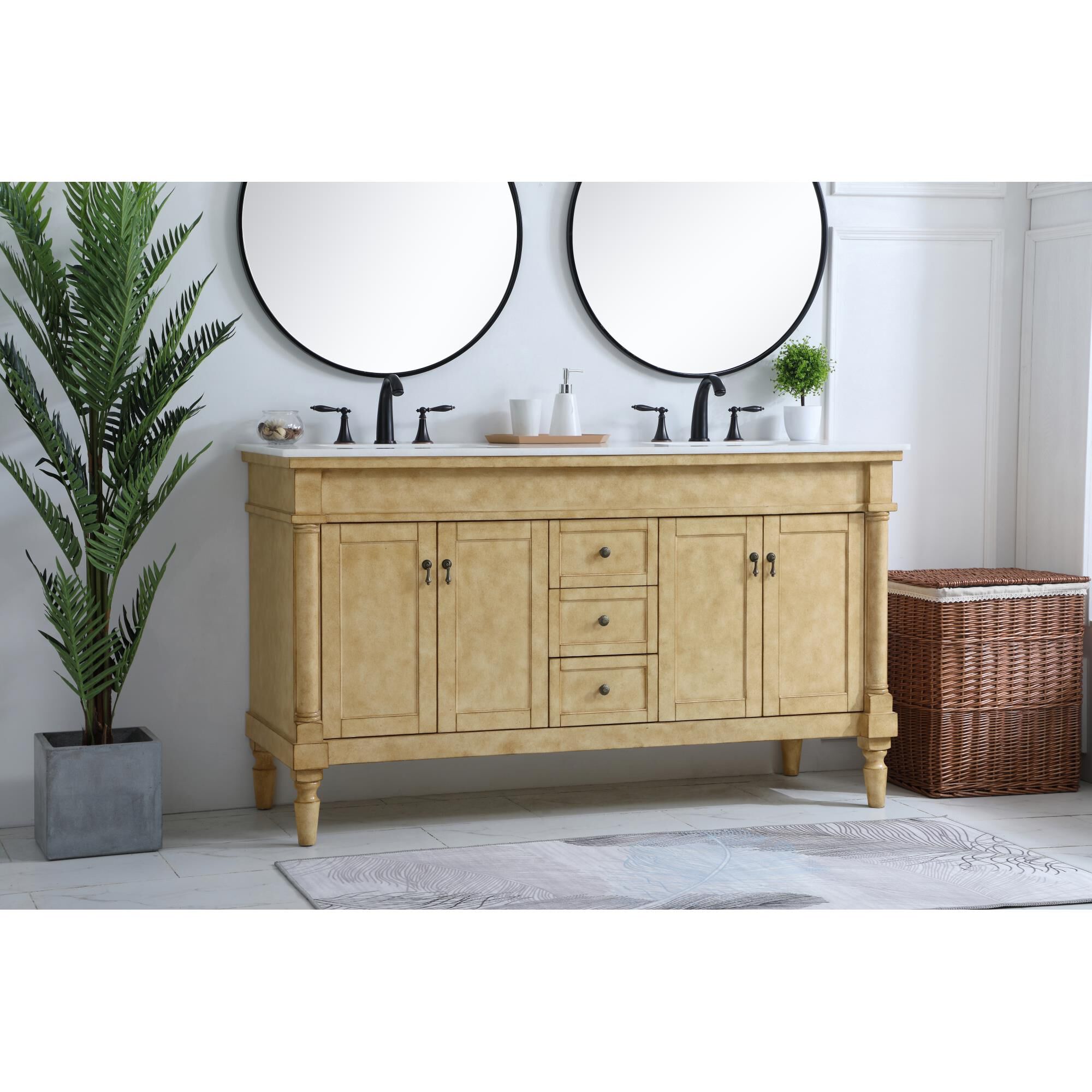 Shown in Antique Beige finish